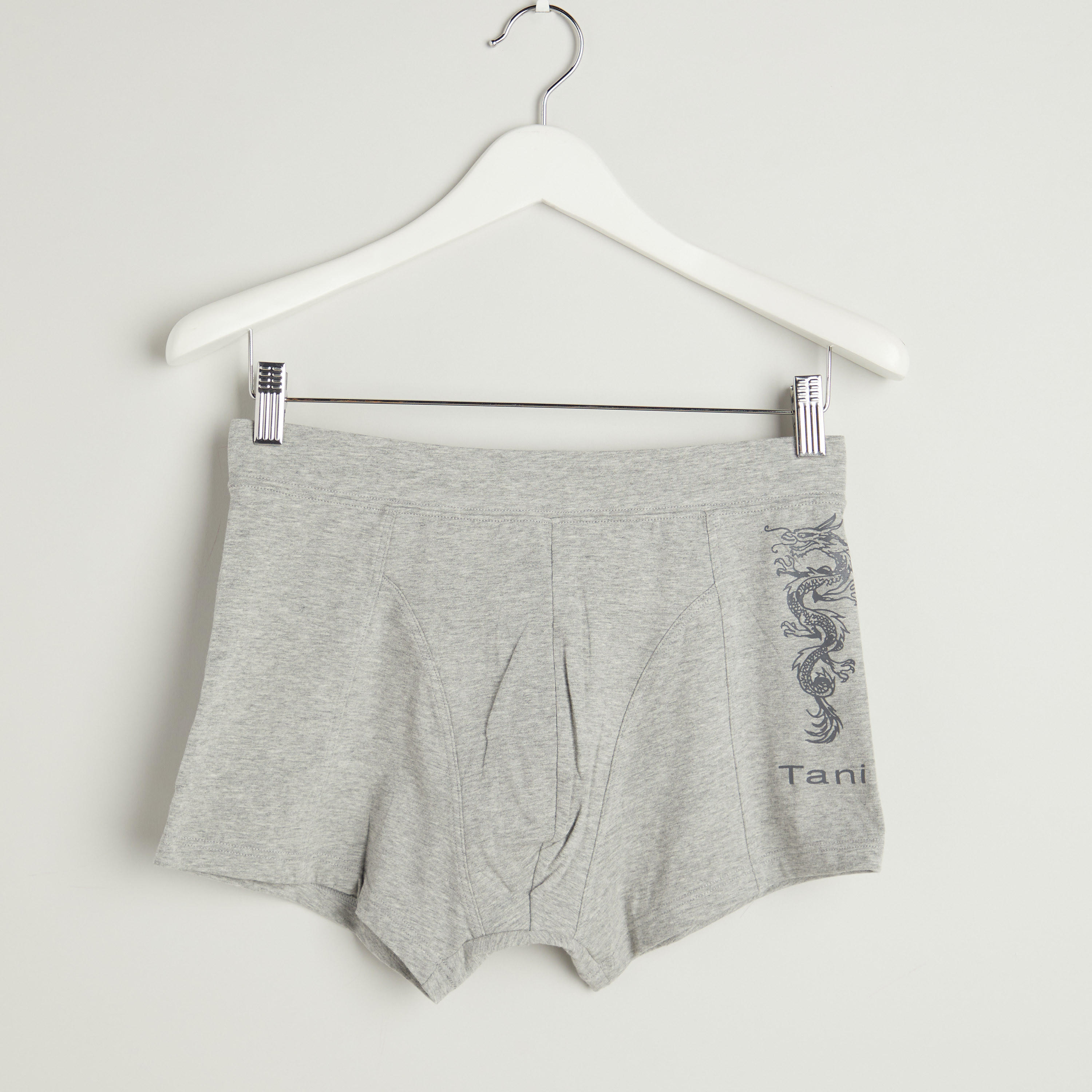 سراويل بوكسر سادة بخصر مطّاطي وطبعات-men-clothing-innerwear-underwear-image-1