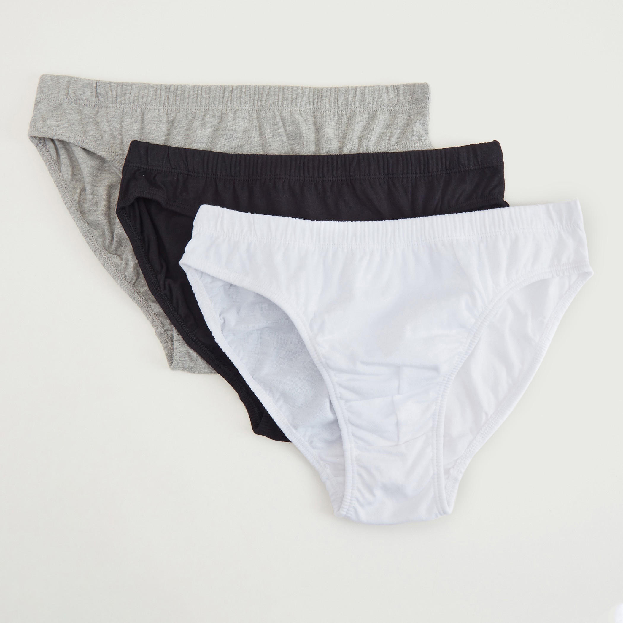 Set of 3 - Solid Briefs with Elasticised Waistband-men-clothing-innerwear-underwear-image-2