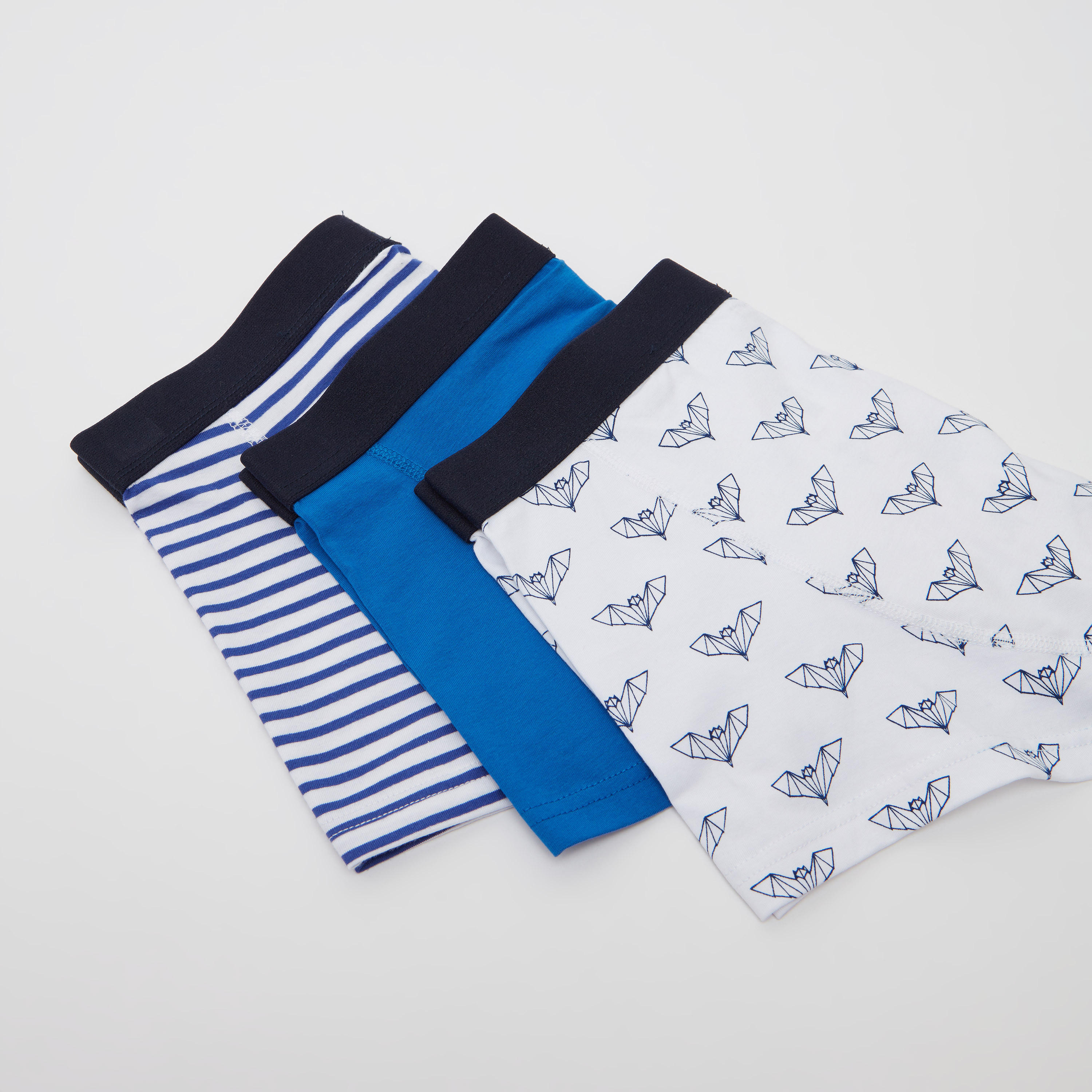 Set of 3 - Assorted Trunks with Wide Elasticised Waistband-men-clothing-innerwear-underwear-image-3