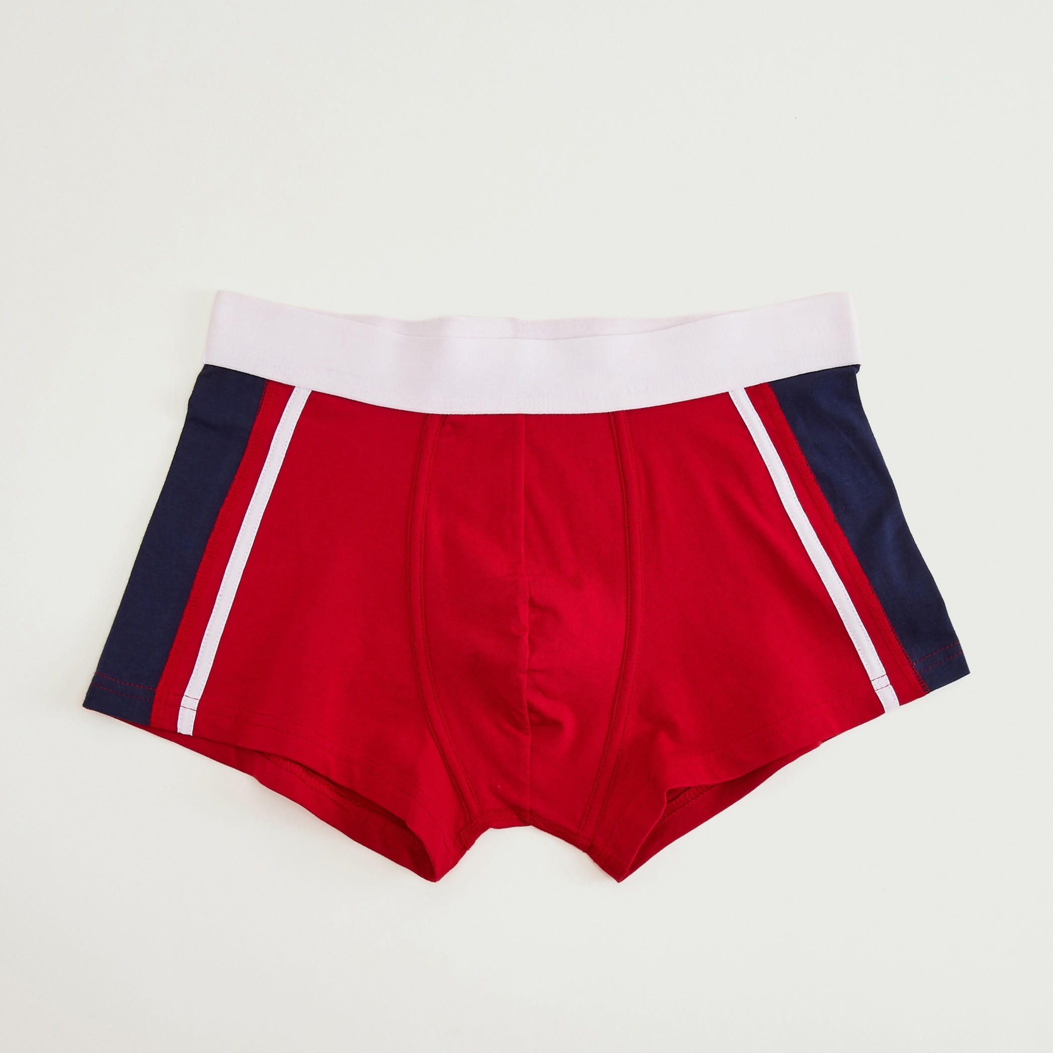 شورتات ترانك بتفاصيل شريطة وخصر مطّاطي - طقم من 3 قطع-men-clothing-innerwear-underwear-image-3