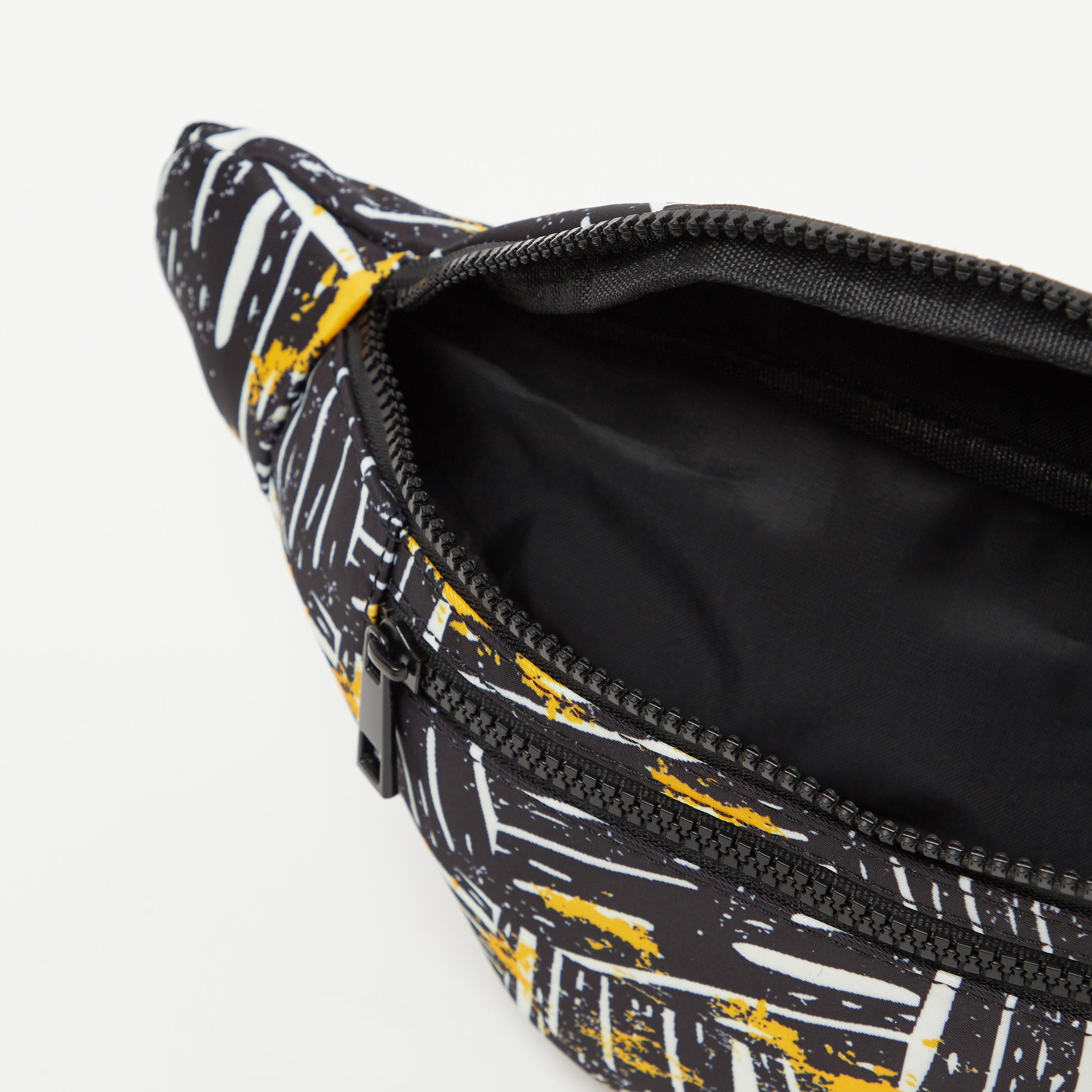 Printed Fanny Pack with Adjustable Strap and Buckle Closure-men-bags-image-5