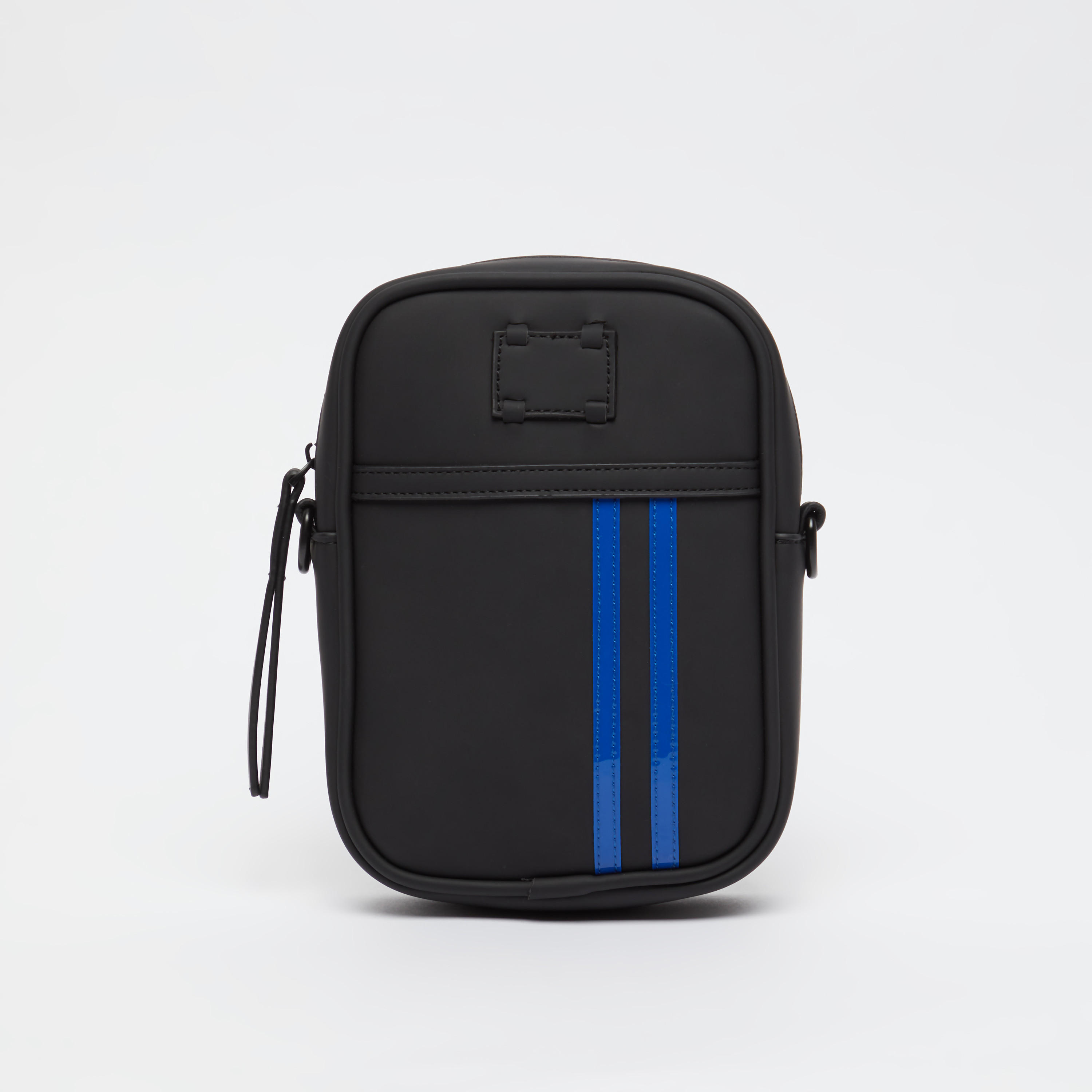 شنطة كروس بودي بارزة الملمس بسحاب إغلاق وحمّالة قابلة للتعديل-men-bags-image-5