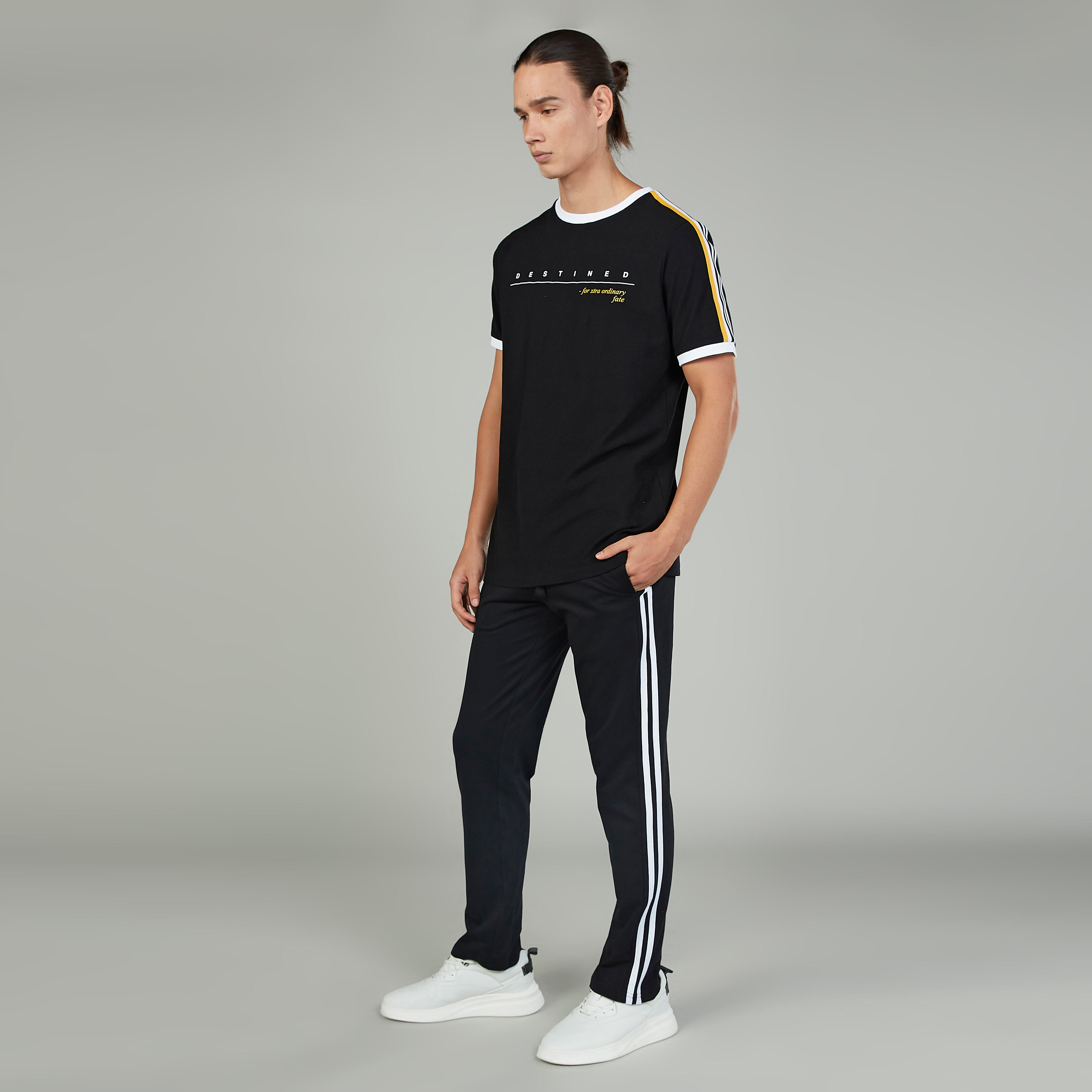 Pants with Pocket and Stripe Detail-men-clothing-bottoms-joggers-image-2