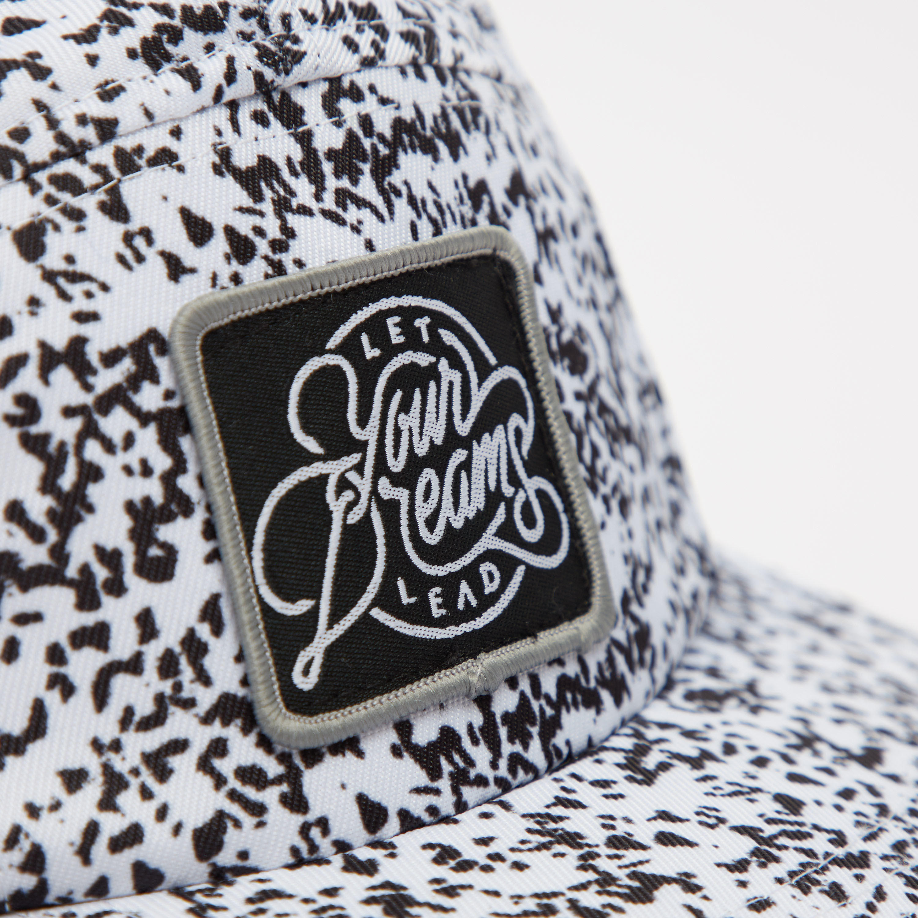 Printed Cap with Applique Detail and Snap Closure-men-caps-image-3