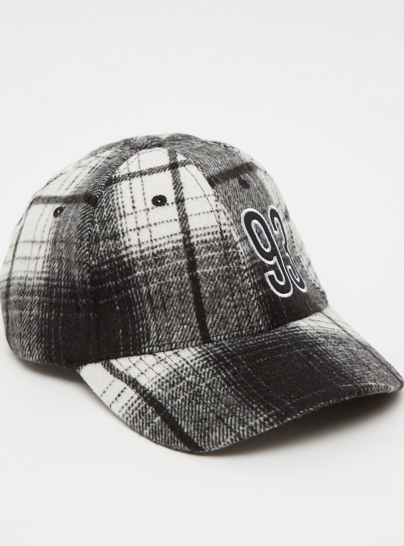 قبعة كاب كاروهات بقفل إغلاق-men-caps-image-4