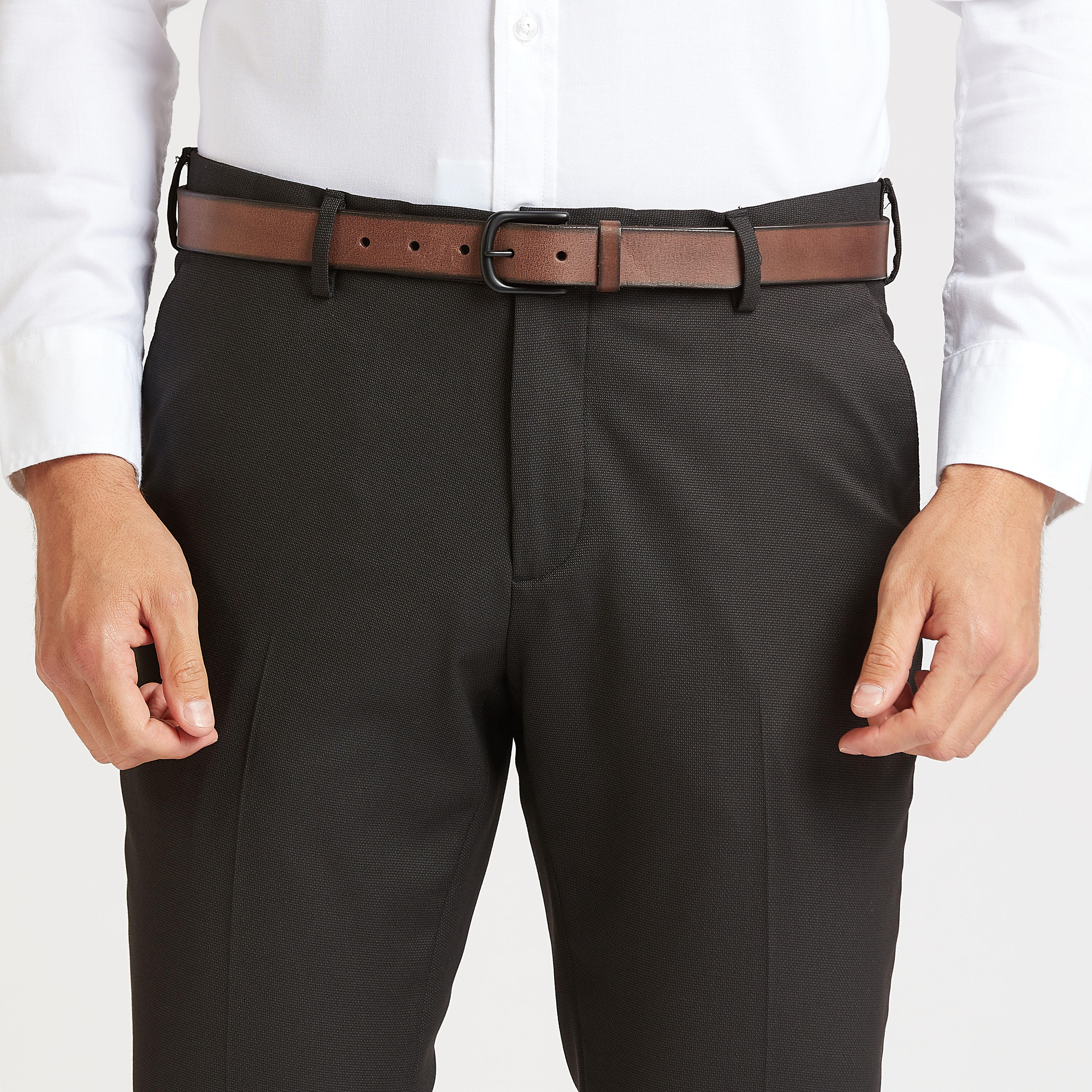 حزام سادة بإبزيم دبوس لإحكام الغلق-men-beltsandwallets-belts-image-2