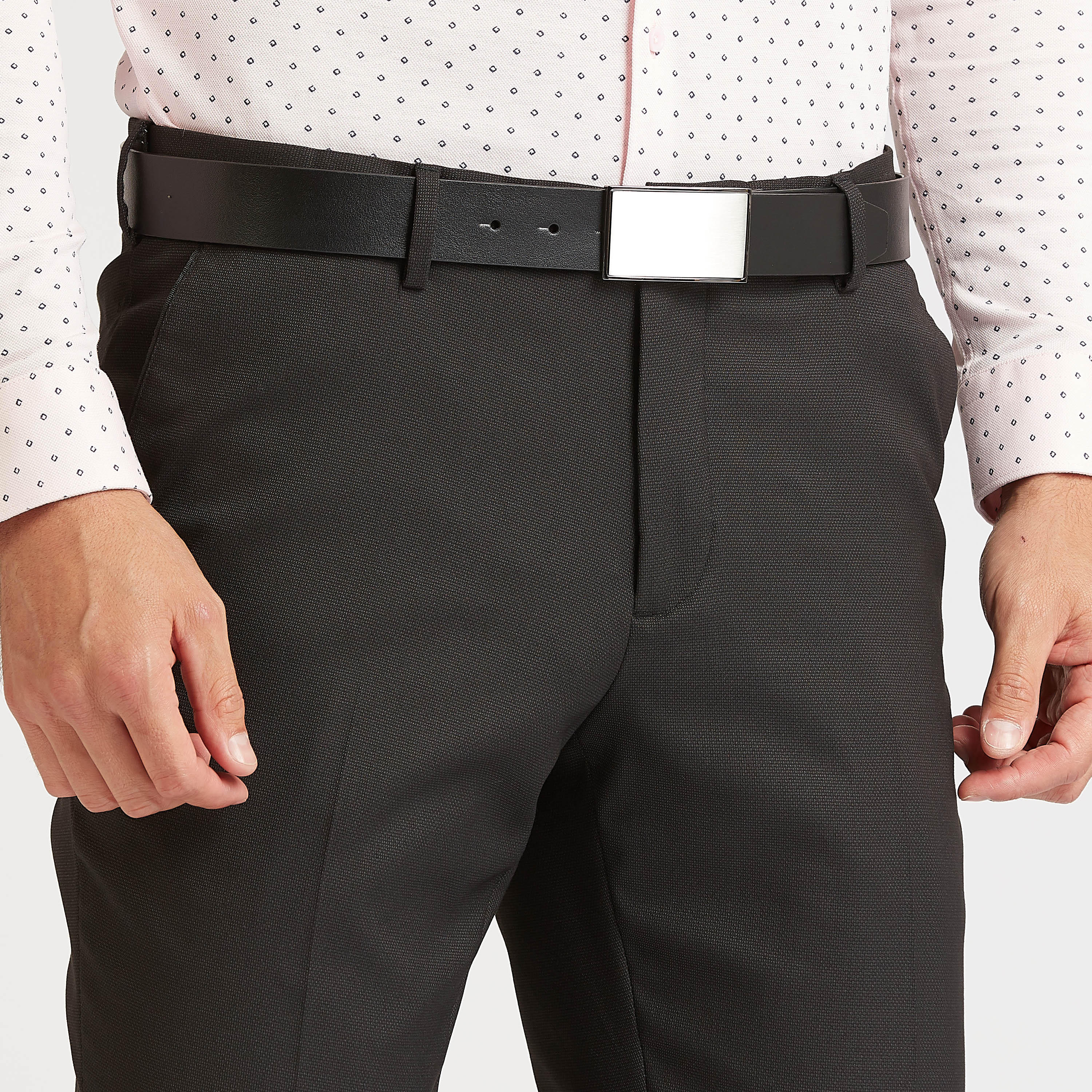 حزام سادة بإبزيم دبوس لإحكام الغلق-men-beltsandwallets-belts-image-2