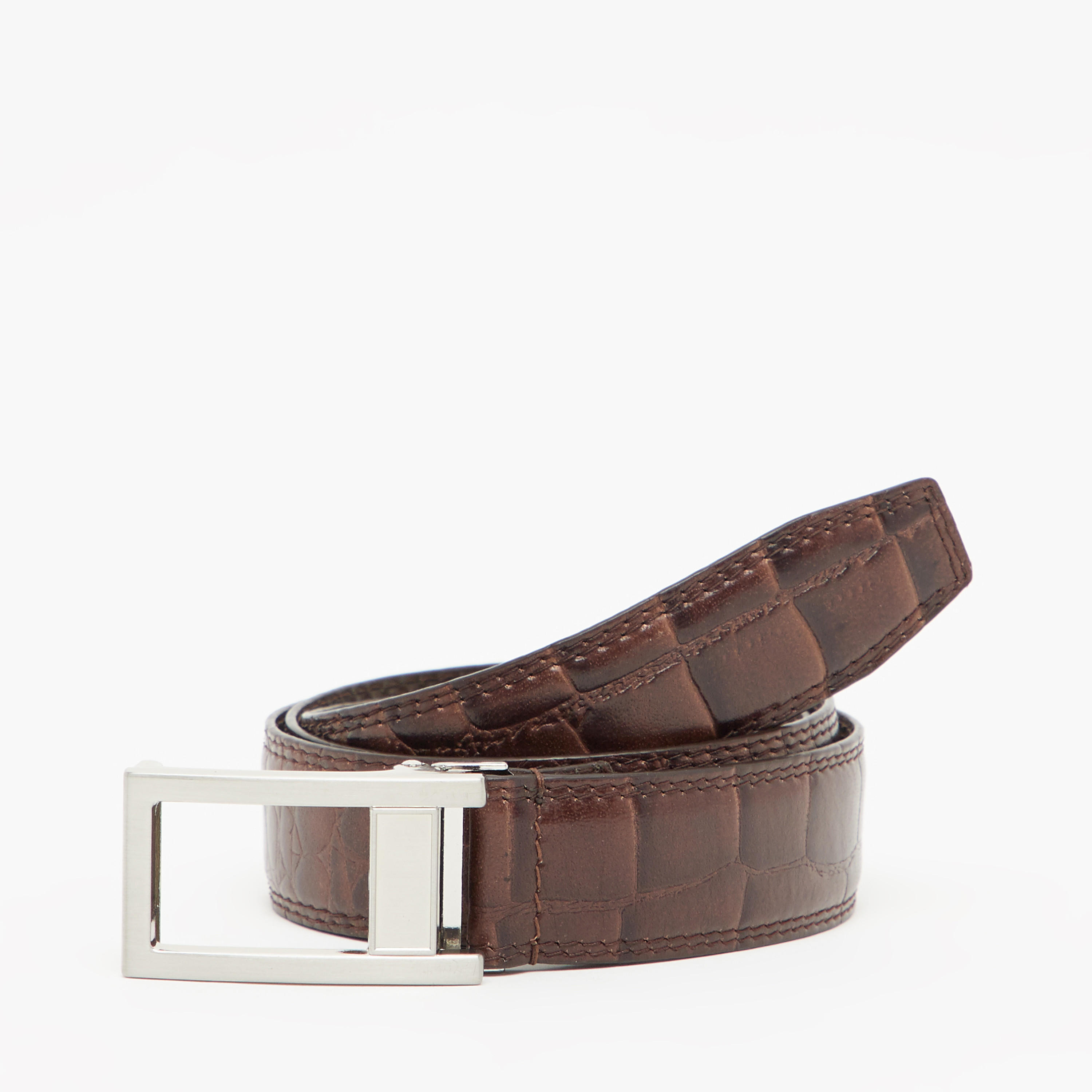 حزام بطبعات حيوانات بإبزيم عريض للإغلاق-men-beltsandwallets-belts-image-1