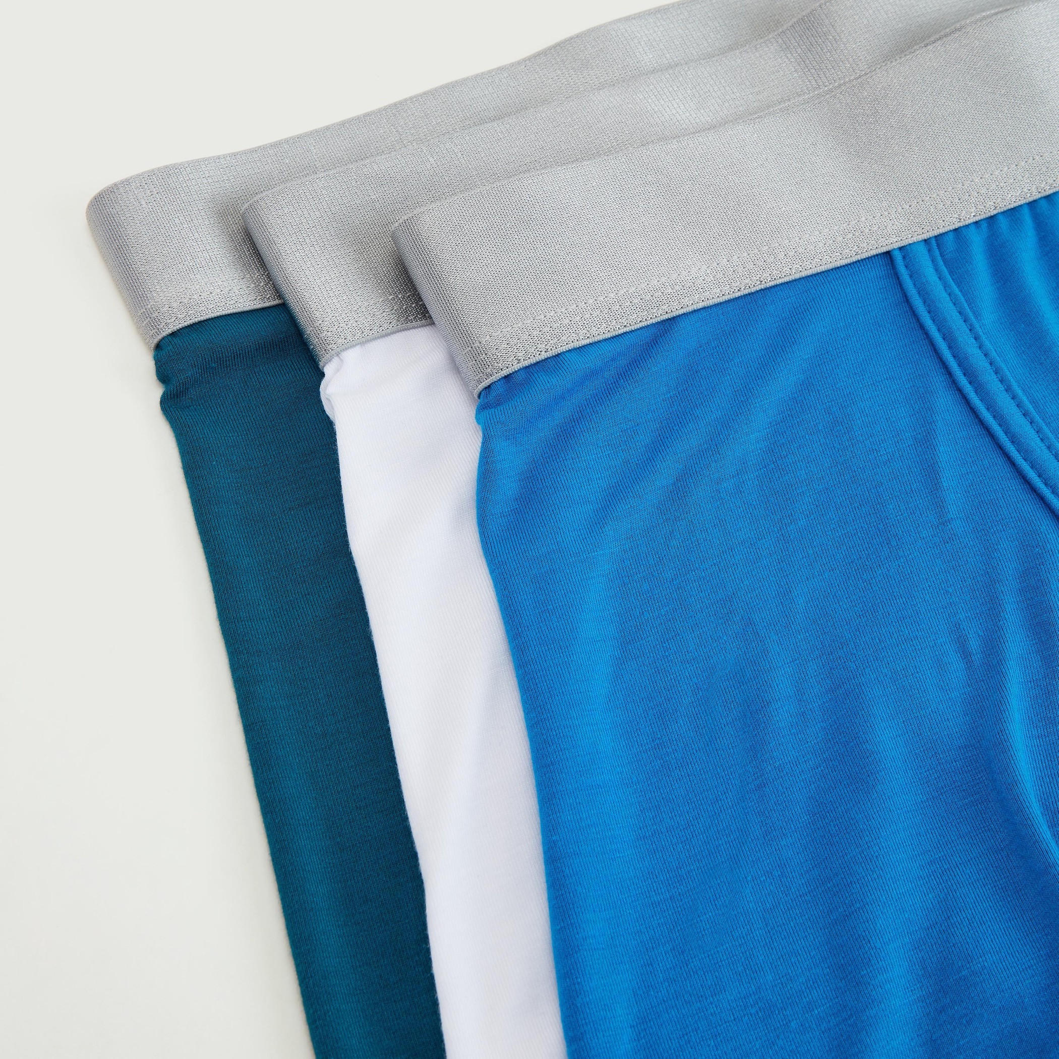 شورتات ترانك سادة بخصر مطّاطي واسع - طقم من 3 قطع-men-clothing-innerwear-underwear-image-4