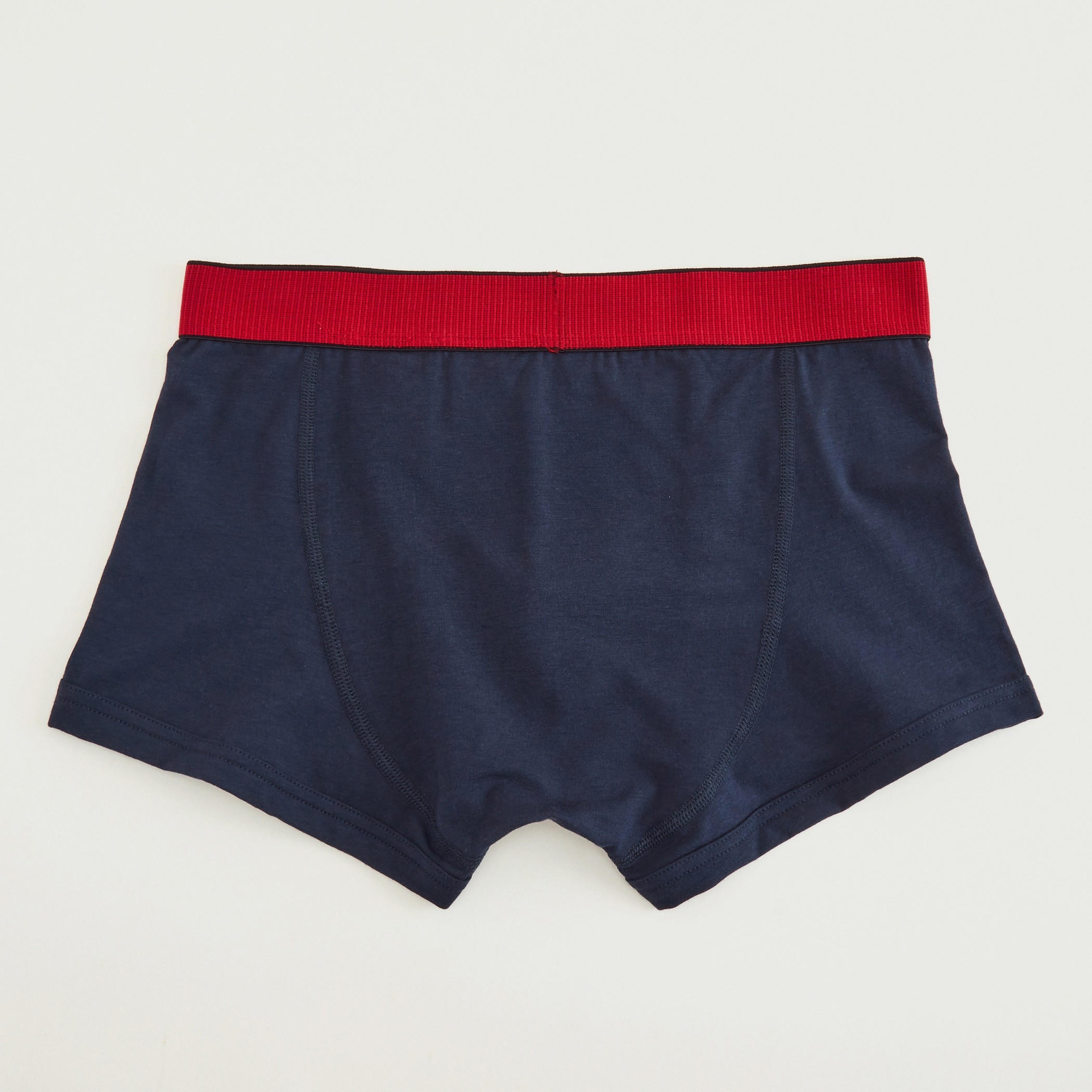 Set of 3 - Solid Trunks with Wide Elasticised Waistband-men-clothing-innerwear-underwear-image-3