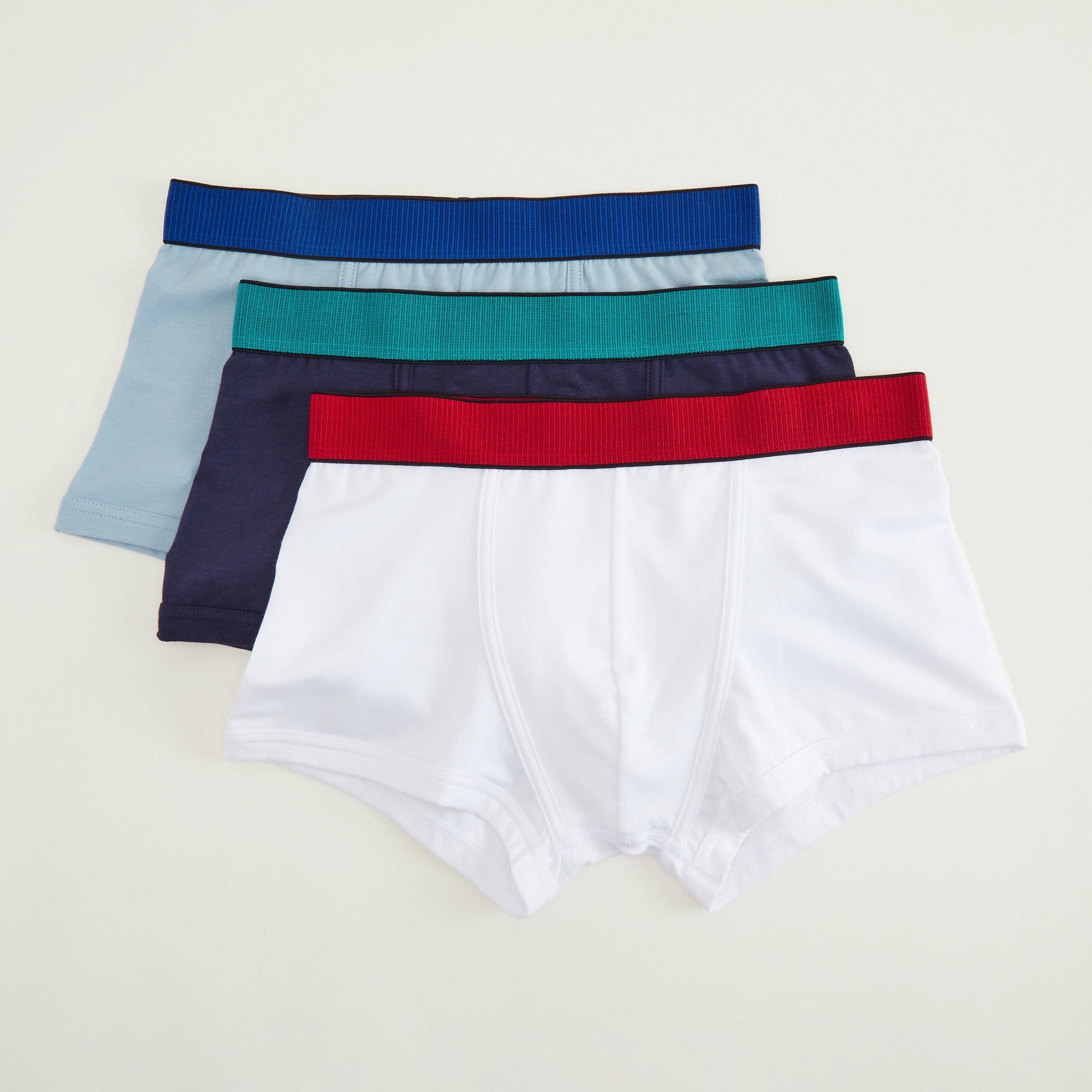 شورتات ترانك سادة بخصر مطّاطي واسع - طقم من 3 قطع-men-clothing-innerwear-underwear-image-1