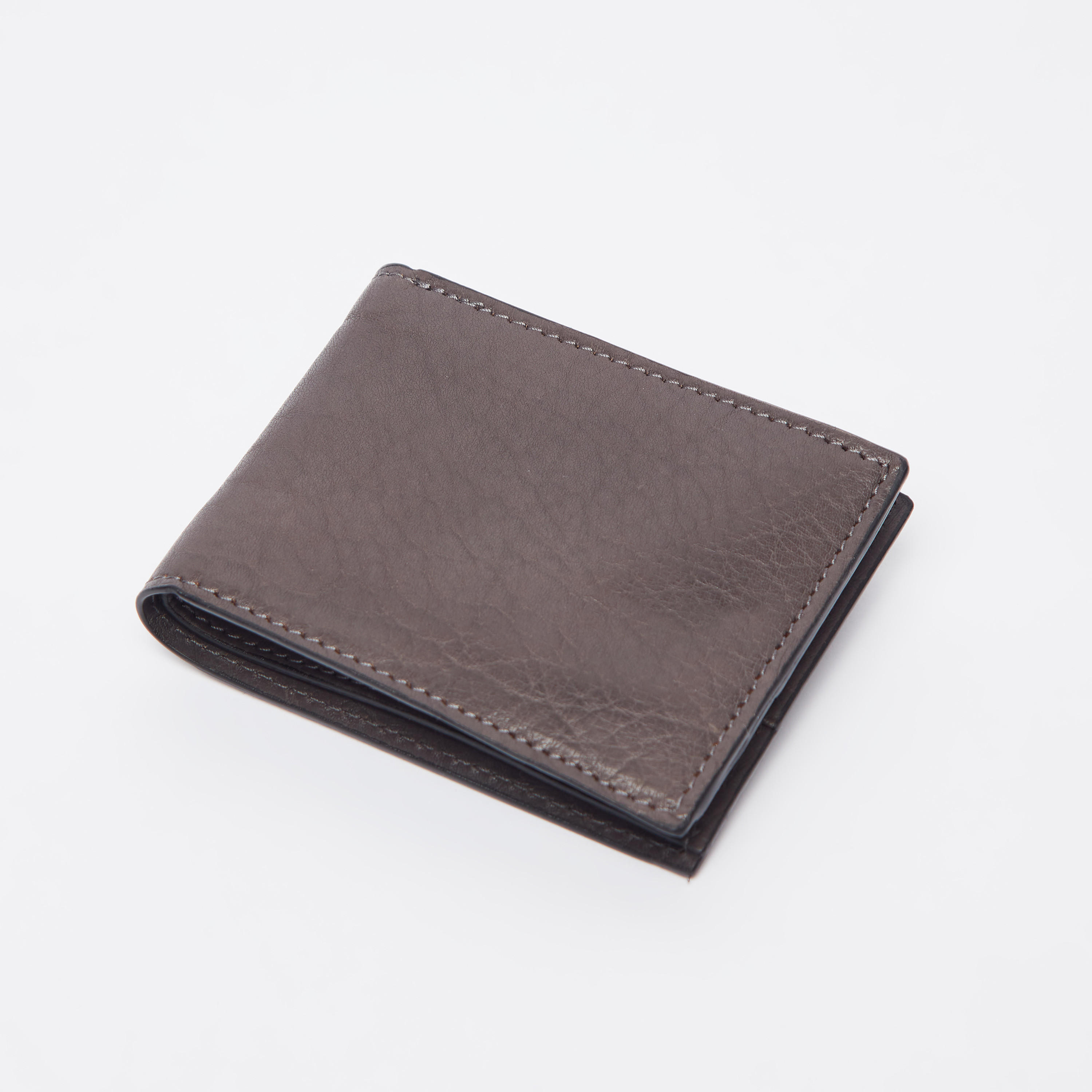 Textured Bi-Fold Wallet with Press Button Closure-men-beltsandwallets-wallets-image-1