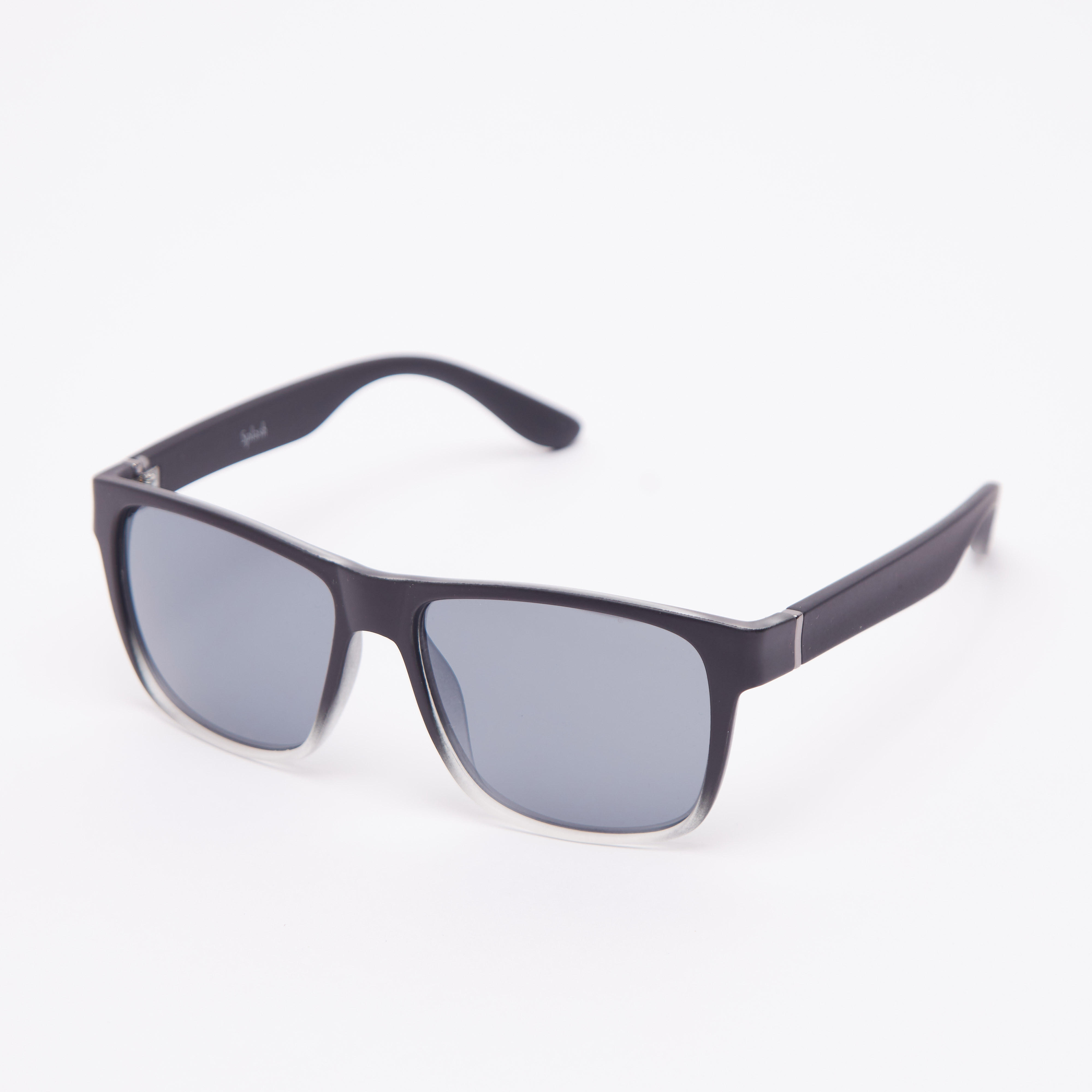 نظّارة شمسية سادة بإطار كامل ووسادات أنف وأذرع عريضة-men-sunglasses-image-4