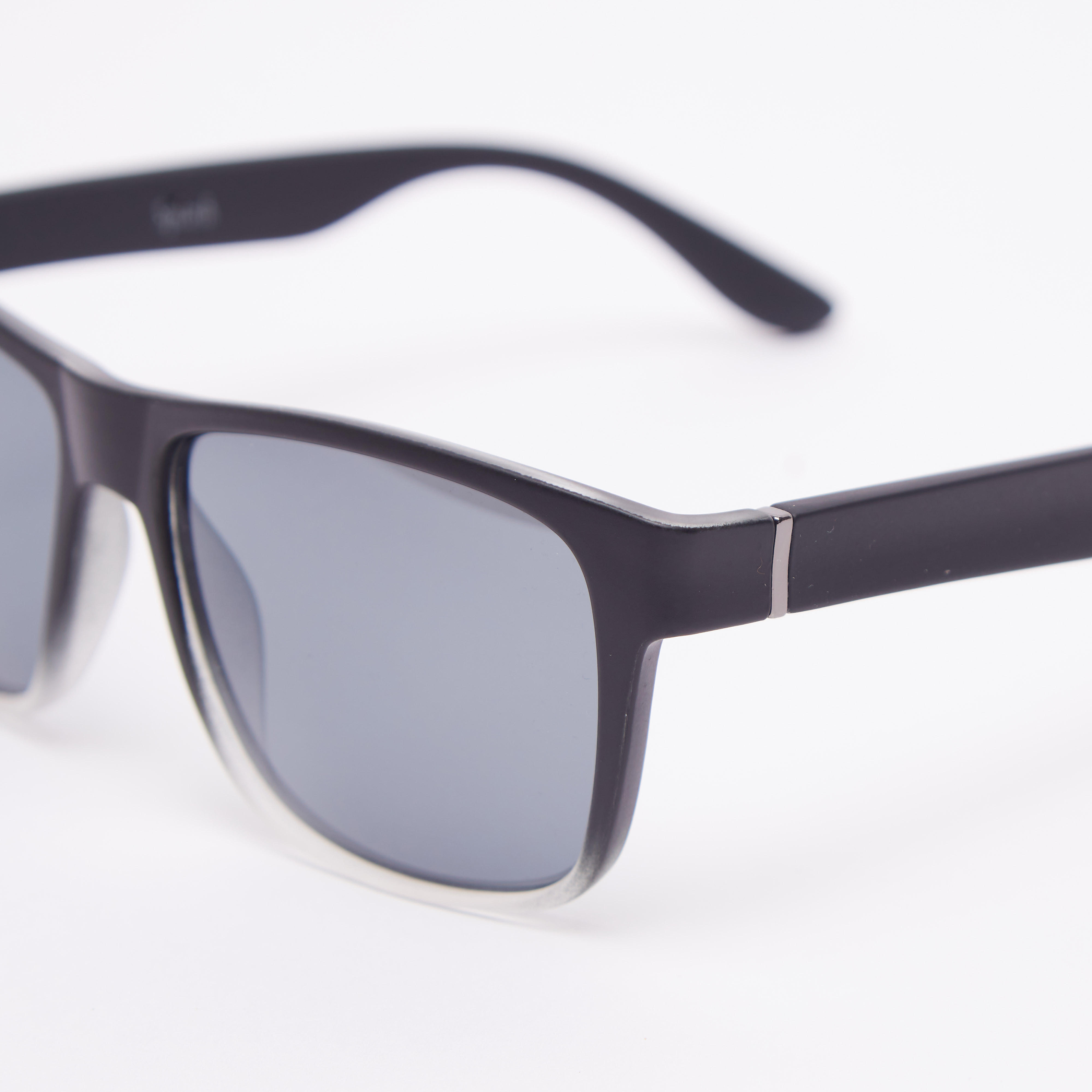 نظّارة شمسية سادة بإطار كامل ووسادات أنف وأذرع عريضة-men-sunglasses-image-3