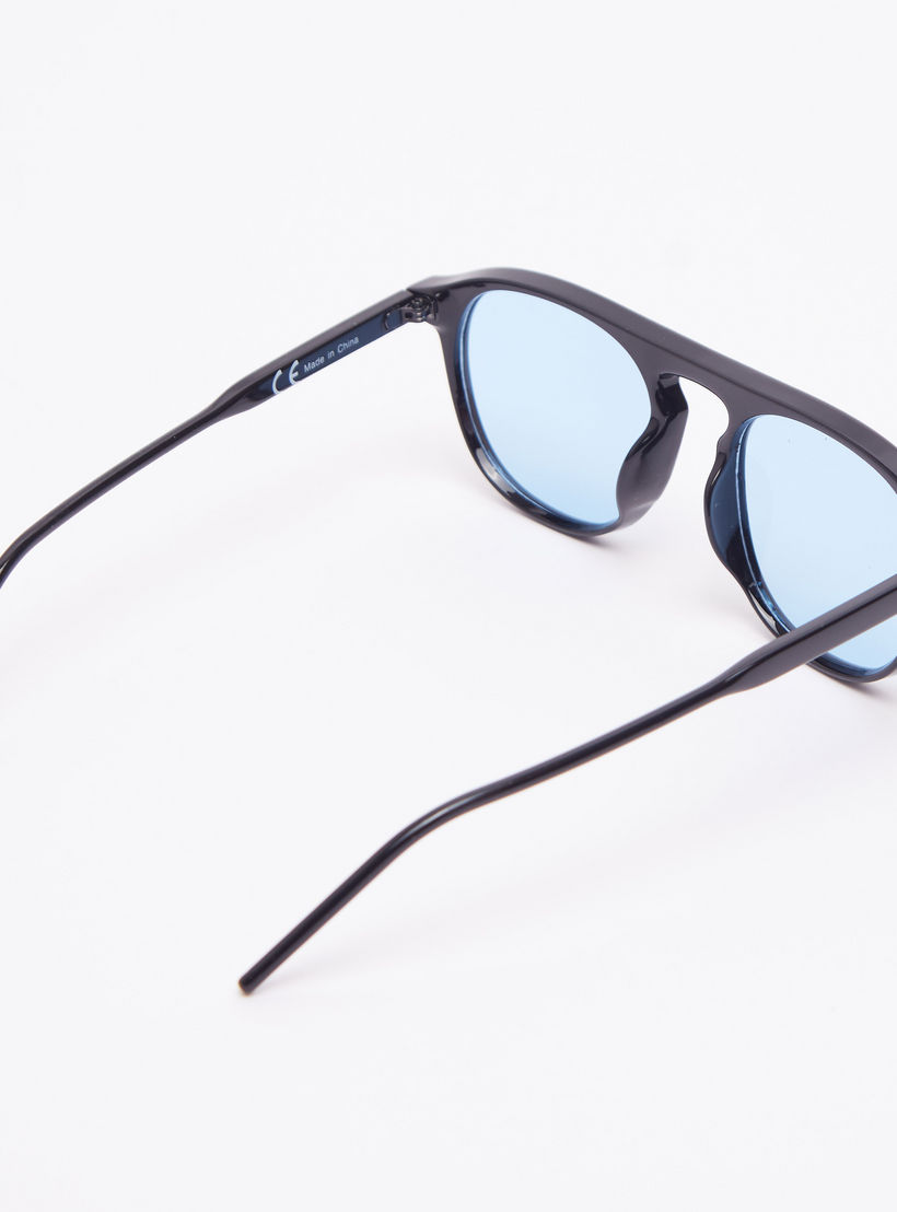 نظّارة شمسية سادة بإطار كامل ووسادات أنف-men-sunglasses-image-1