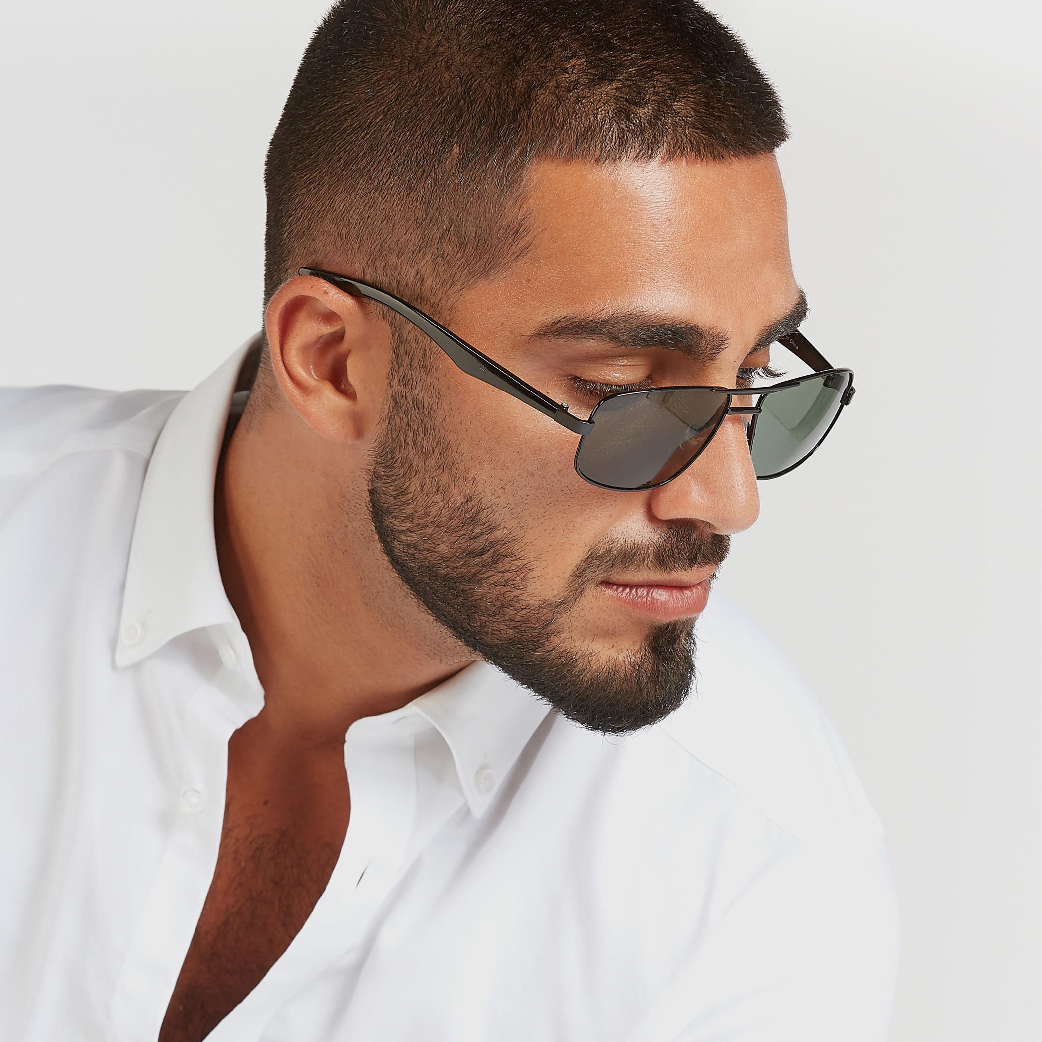 نظّارة شمسية مستطيلة بإطار كامل ووسادات للأنف-men-sunglasses-image-2
