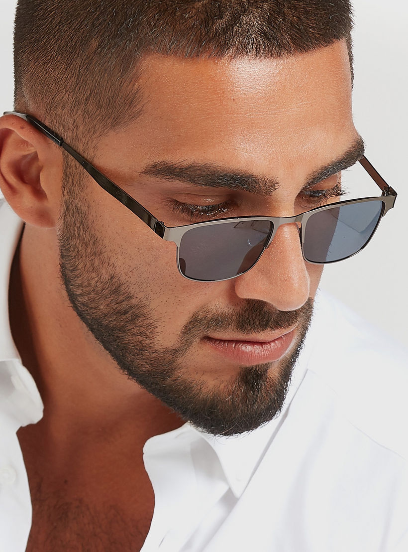 Full Rim Clubmaster Sunglasses with Nose Pads and Temple Tips-men-sunglasses-image-2