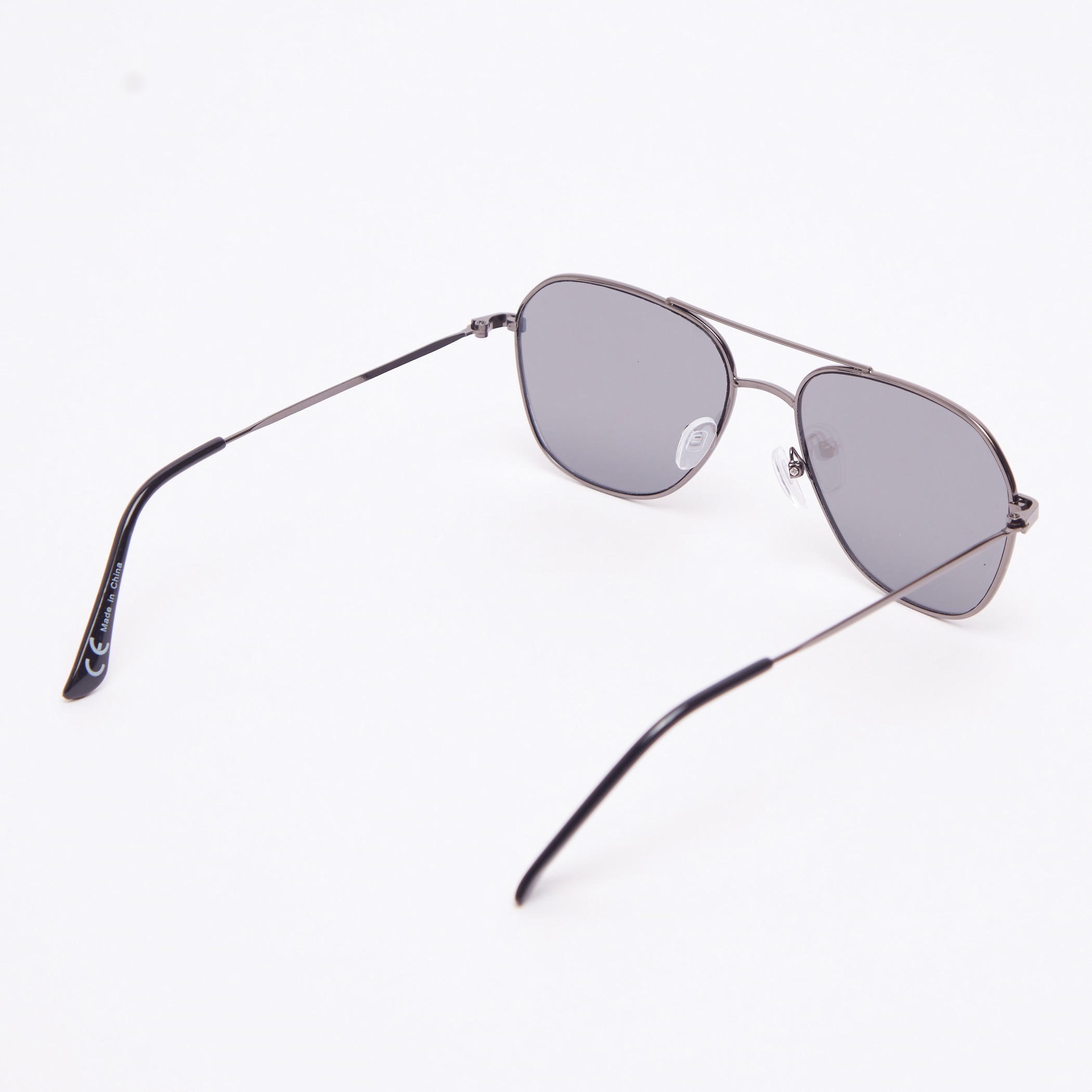 نظّارة شمسية أفياتور بإطار كامل ووسادات للأنف وشريط علوي-men-sunglasses-image-5