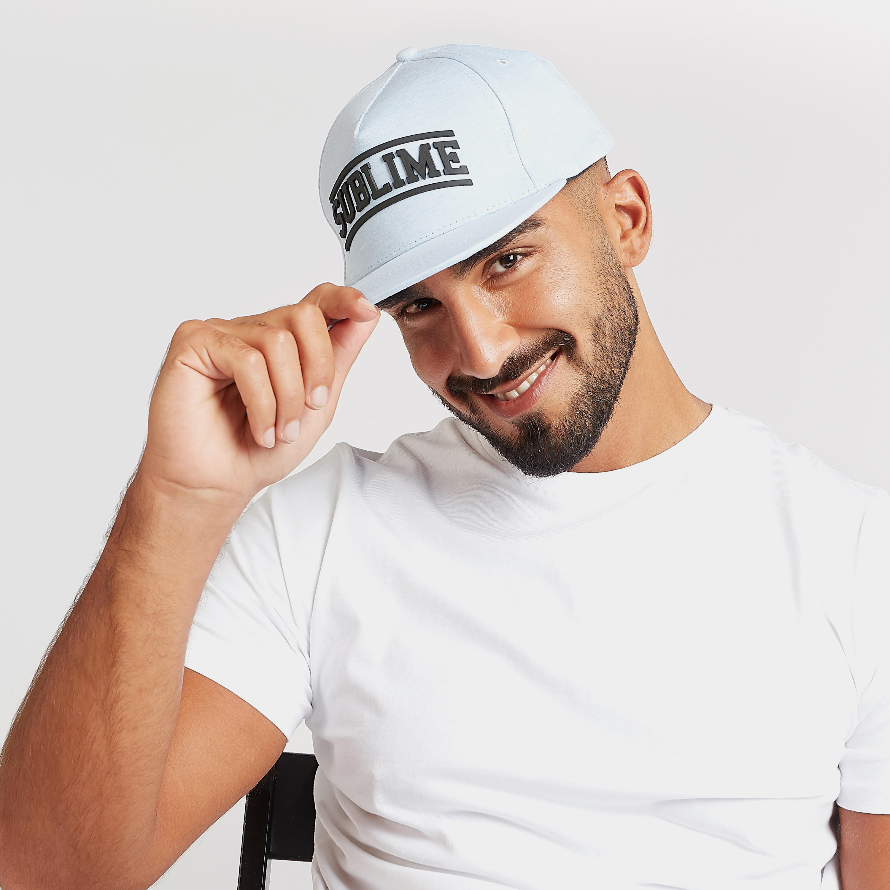 Textured Cap with Snap Closure-men-caps-image-2