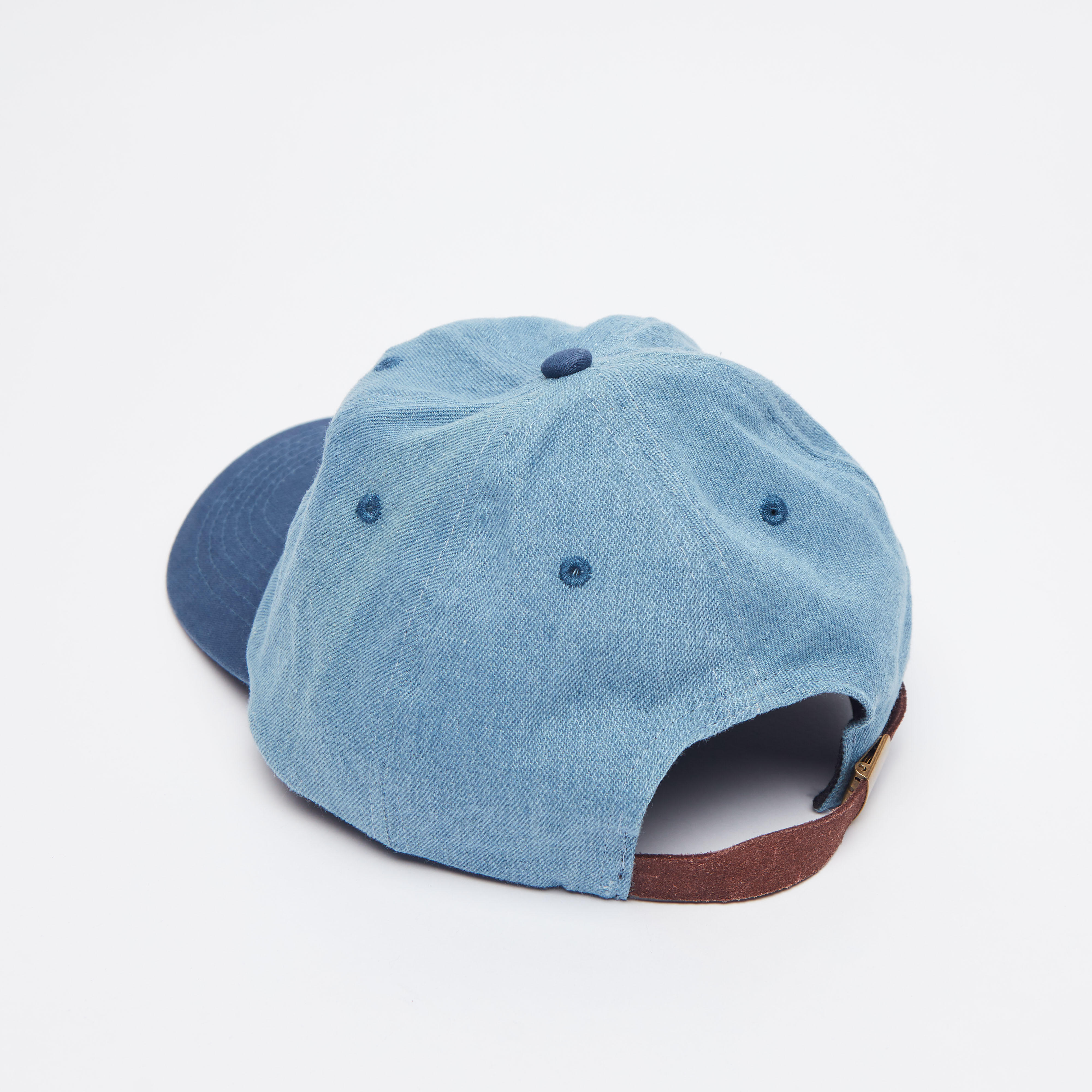 Textured Cap with Plate Buckle Closure-men-caps-image-3
