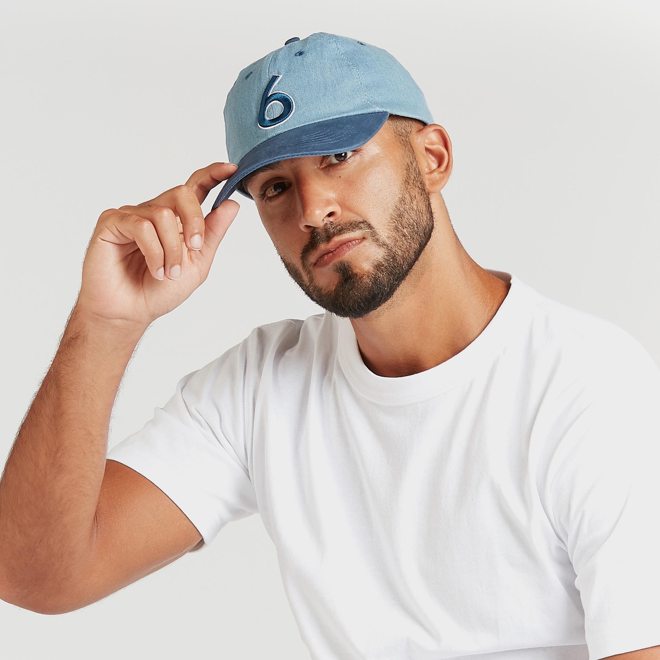 Textured Cap with Plate Buckle Closure-men-caps-image-2