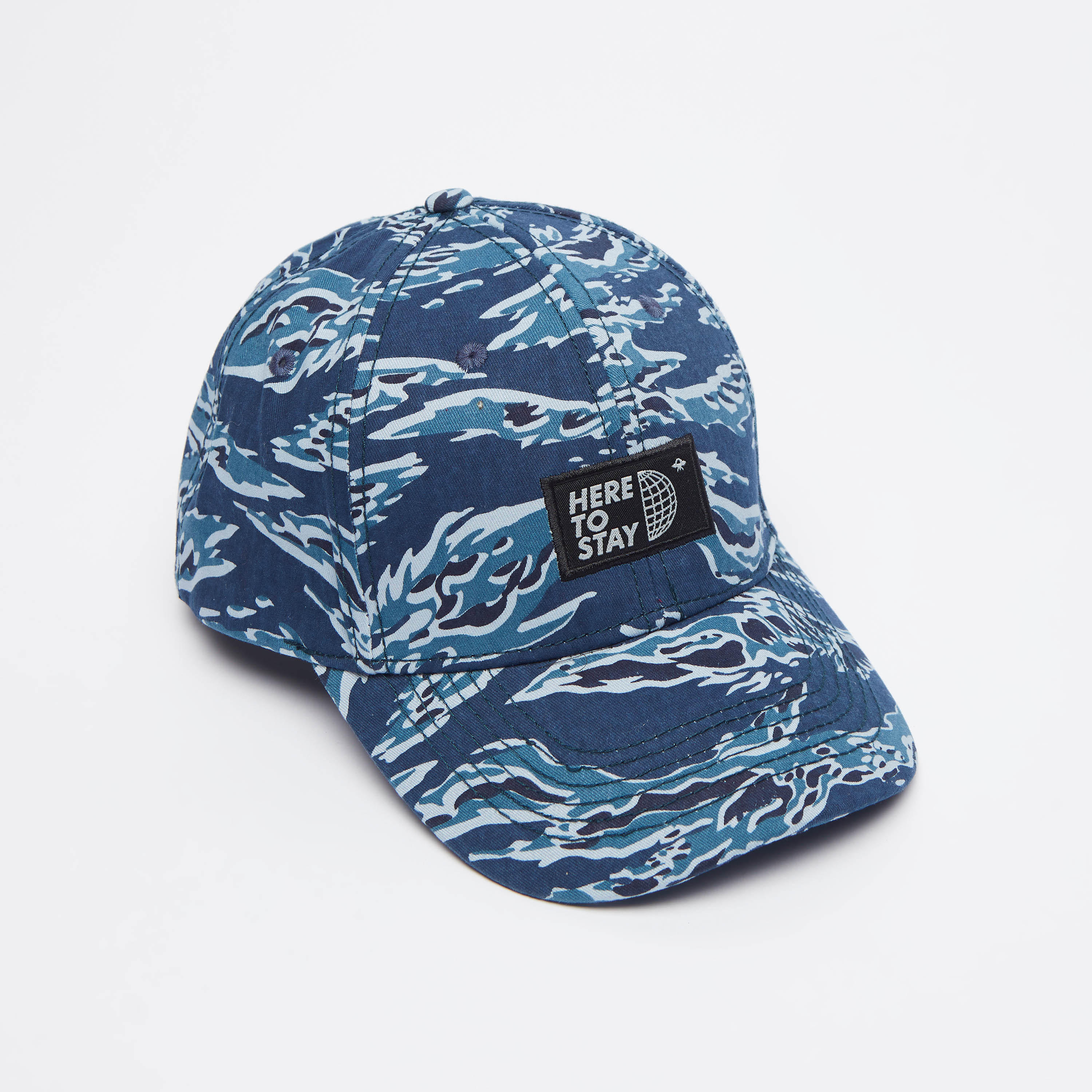 Printed Cap with Hook and Loop Closure-men-caps-image-1