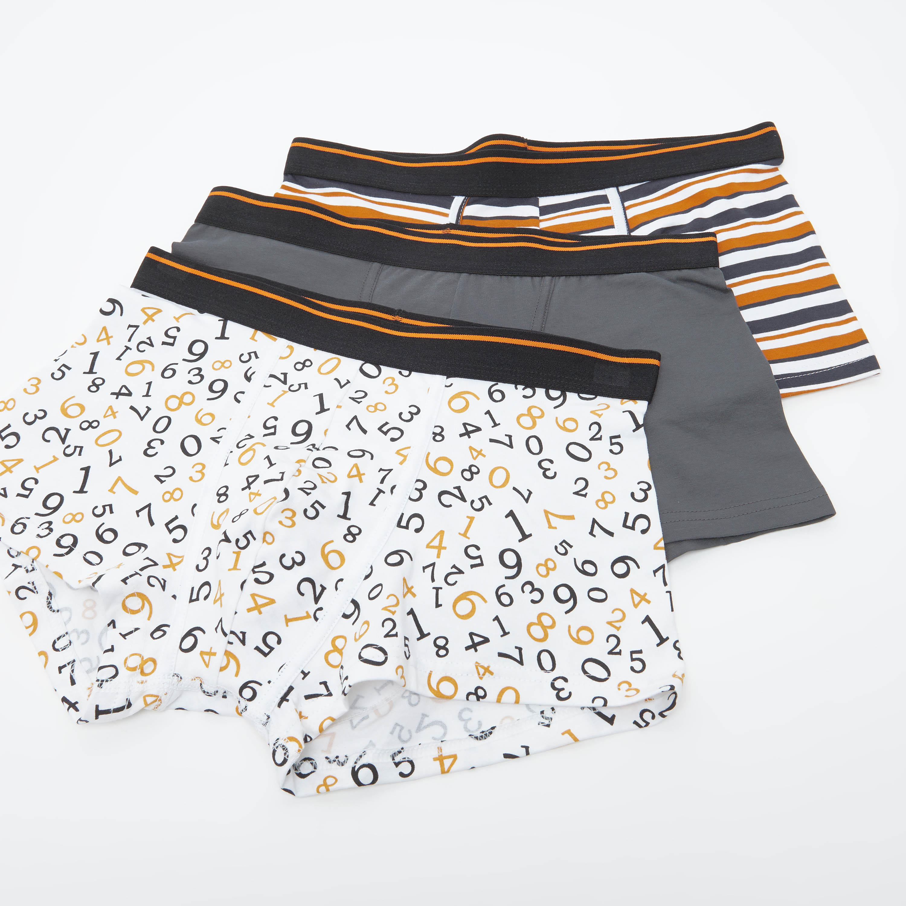 Set of 3 - Assorted Trunks with Elasticised Waistband-men-clothing-innerwear-underwear-image-1