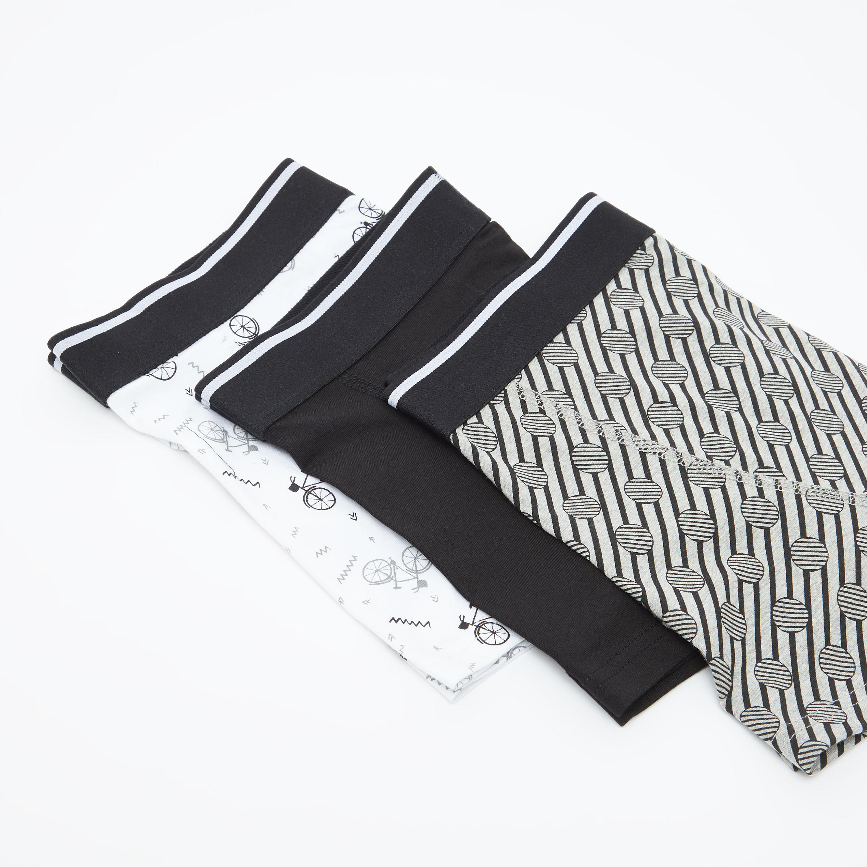 شورتات ترانك داخليّة متنوعة بخصر مطّاطي- طقم من 3 قطع-men-clothing-innerwear-underwear-image-3