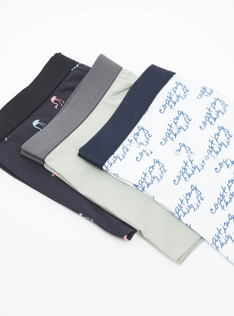 شورتات ترانك داخليّة متنوعة بخصر مطّاطي- طقم من قطعتين-men-clothing-innerwear-underwear-image-1