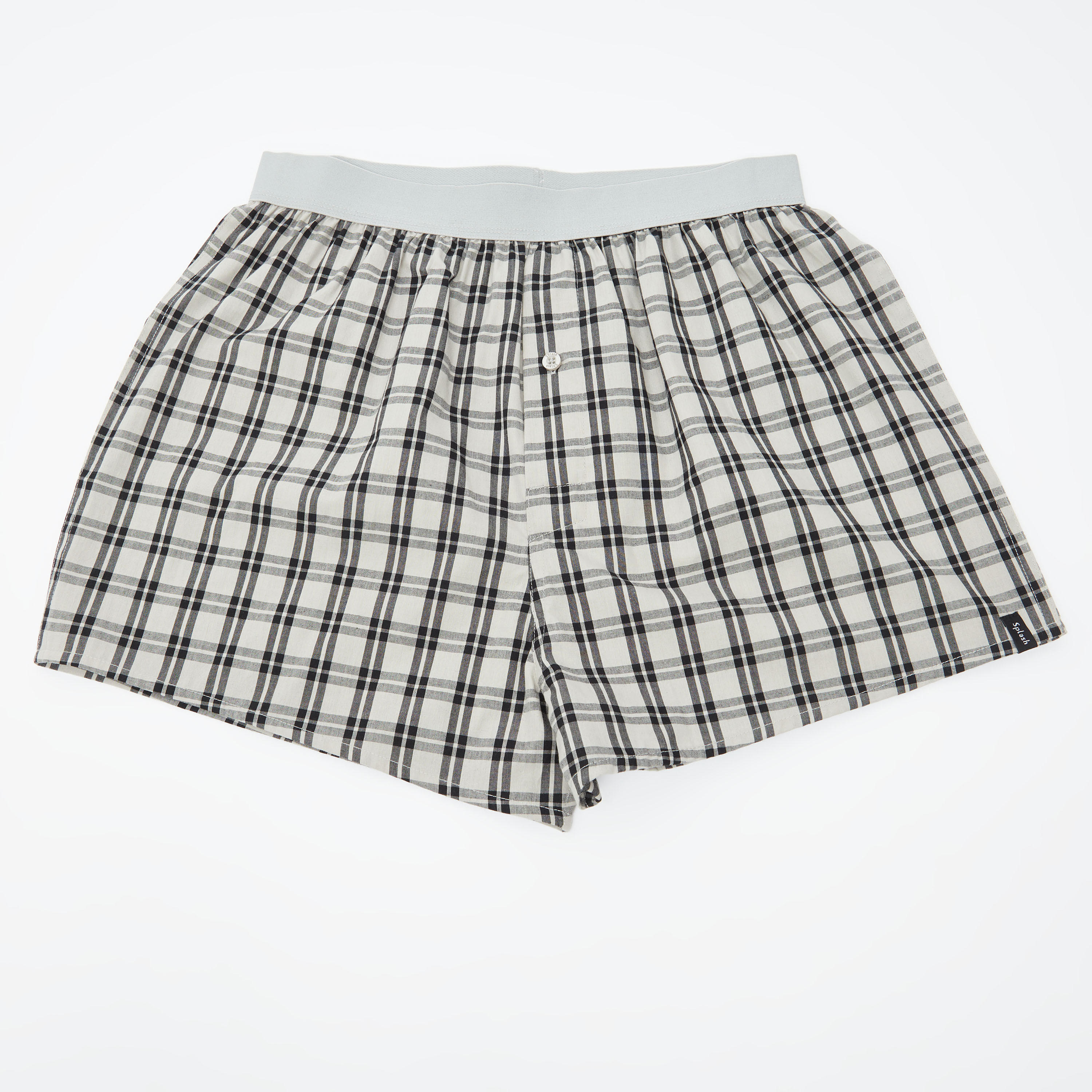 Checked Boxers with Elasticised Waistband-men-clothing-innerwear-underwear-image-2