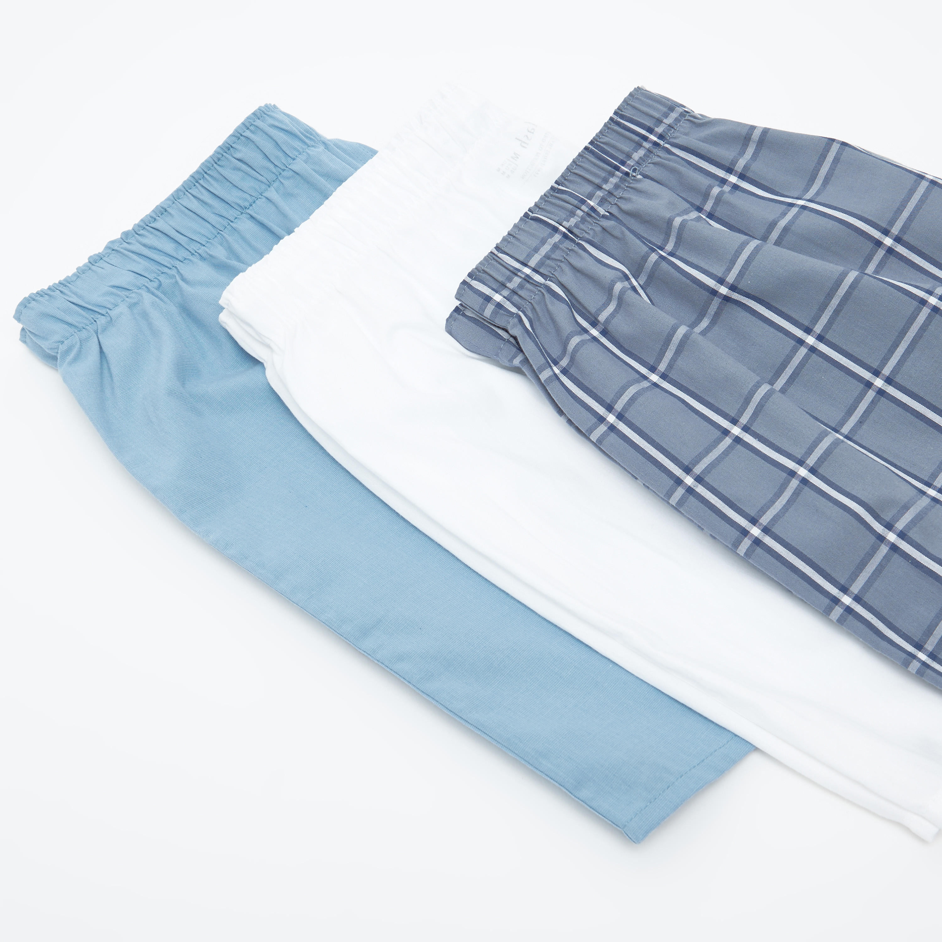 سراويل بوكسر داخلية متنوعة بخصر مطّاطي- طقم من 3 قطع-men-clothing-innerwear-underwear-image-3