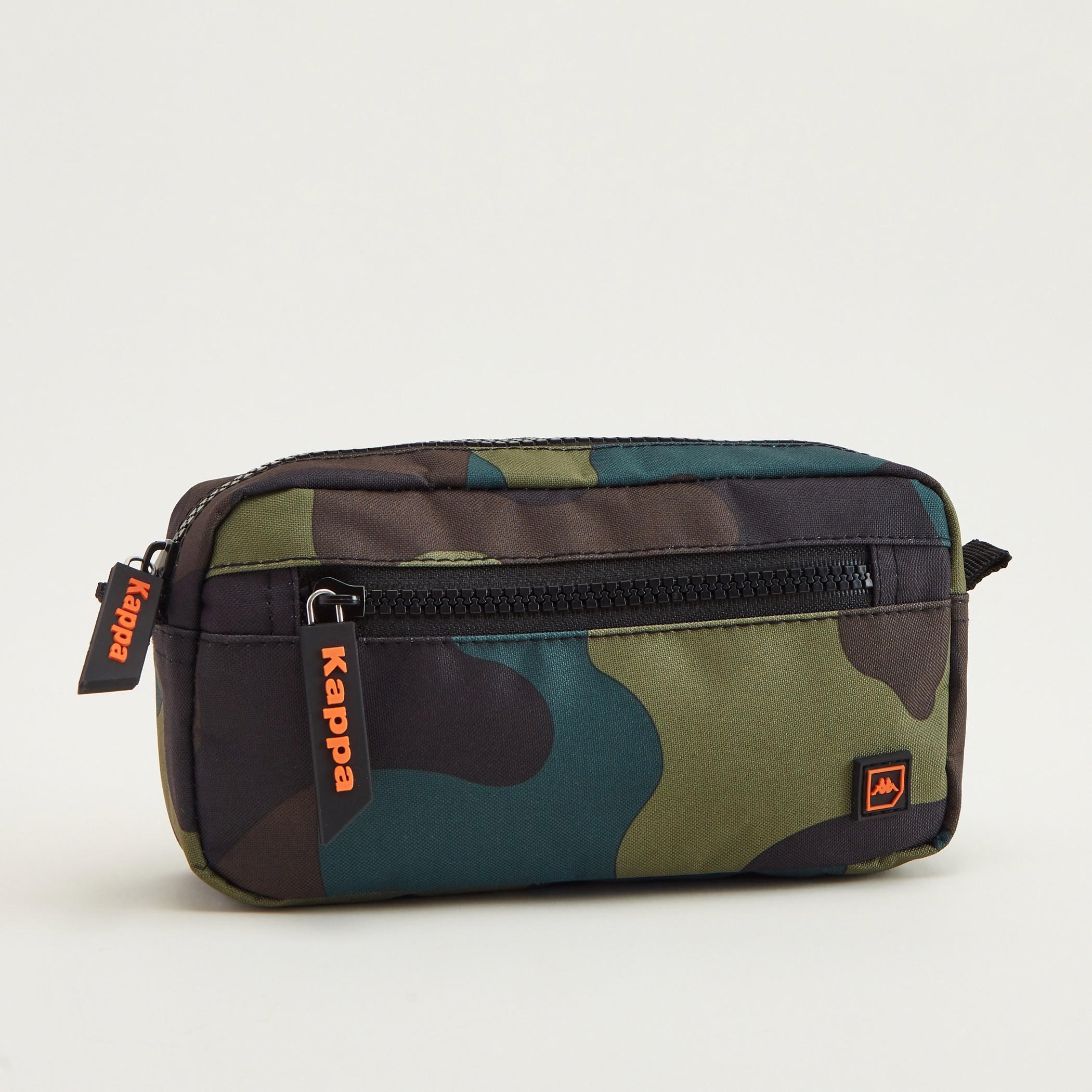 Kappa Camouflage Print Pencil Case with Zip Closure-men-bags-image-1