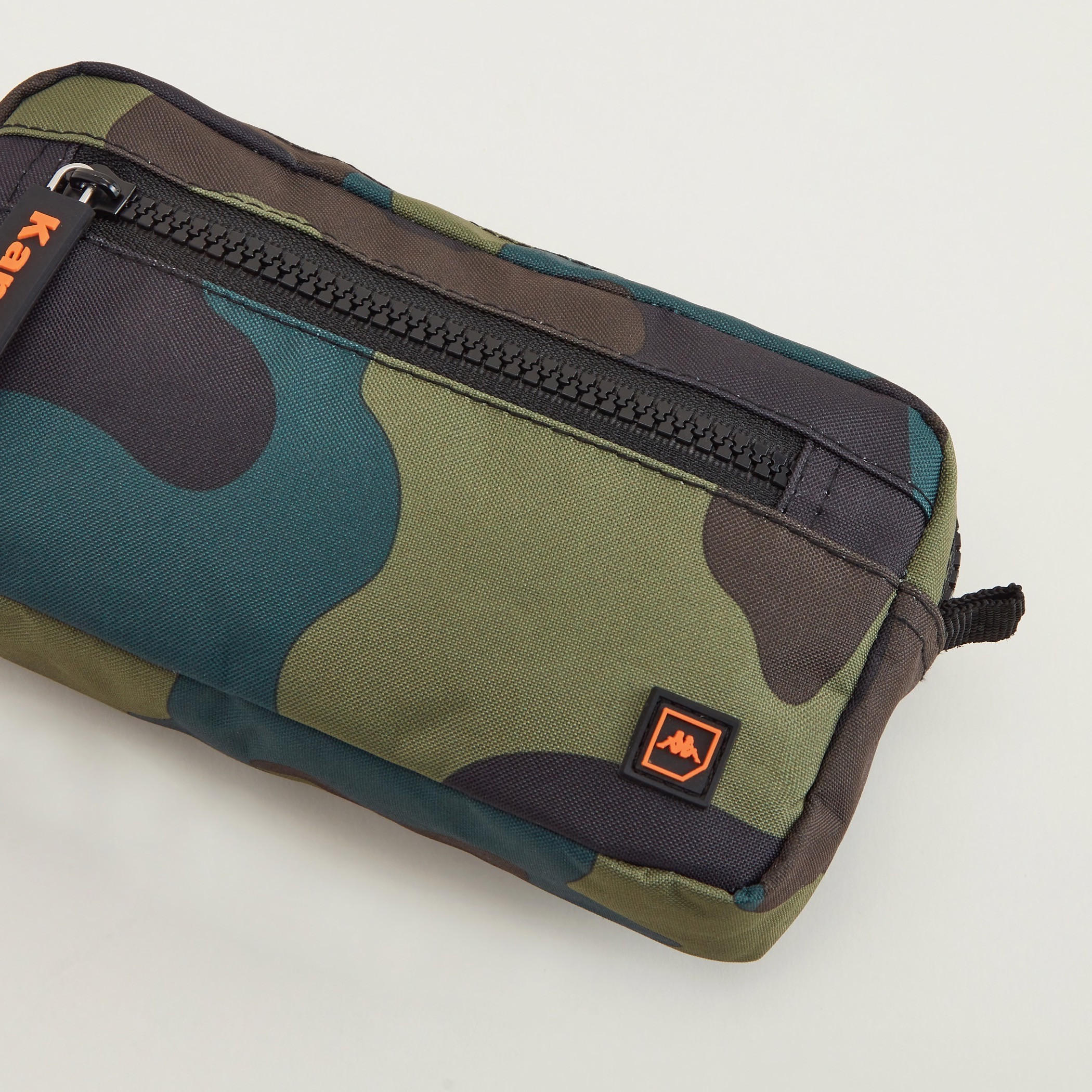 Kappa Camouflage Print Pencil Case with Zip Closure-men-bags-image-3