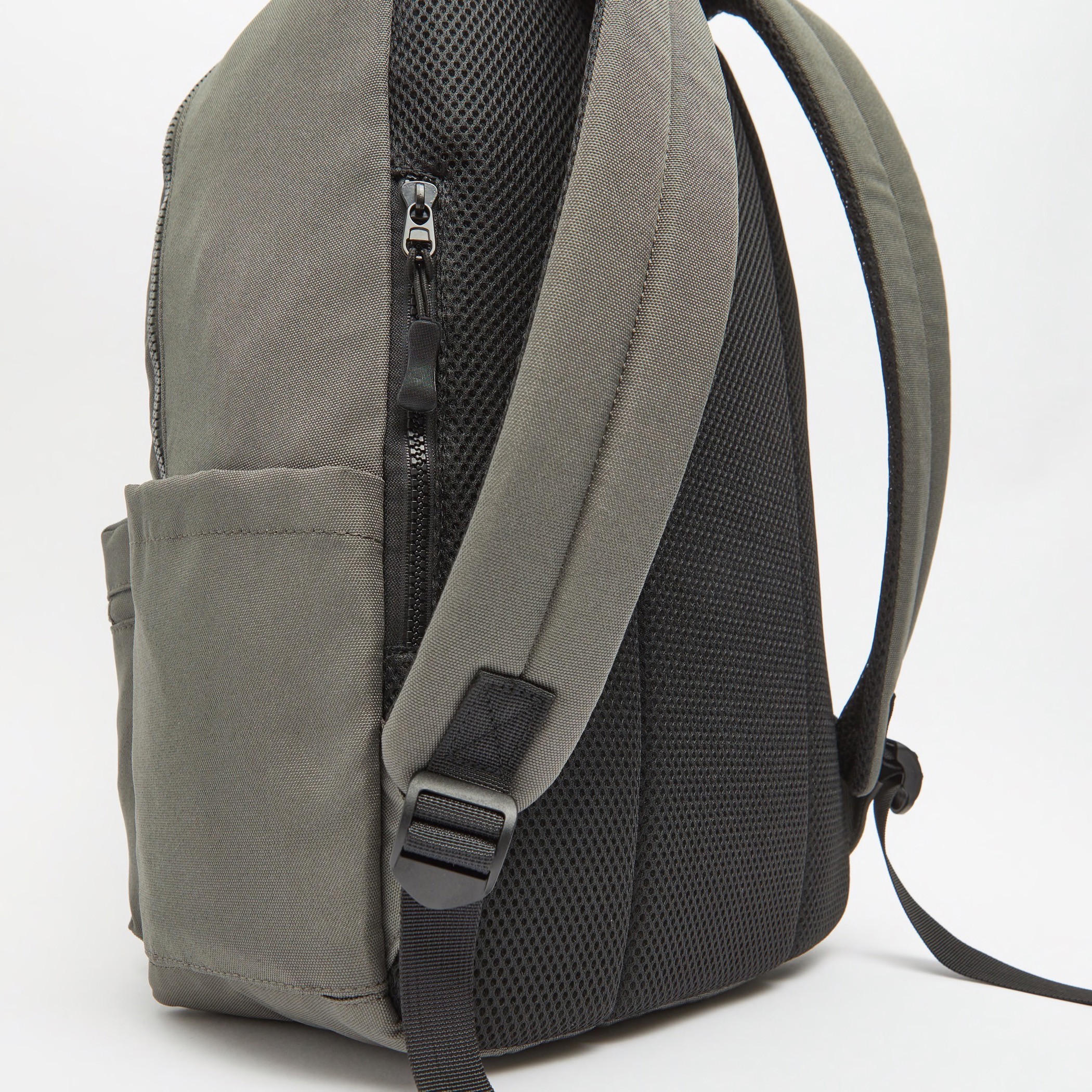 Solid Backpack with Adjustable Shoulder Straps and Lash Tab-men-bags-image-4