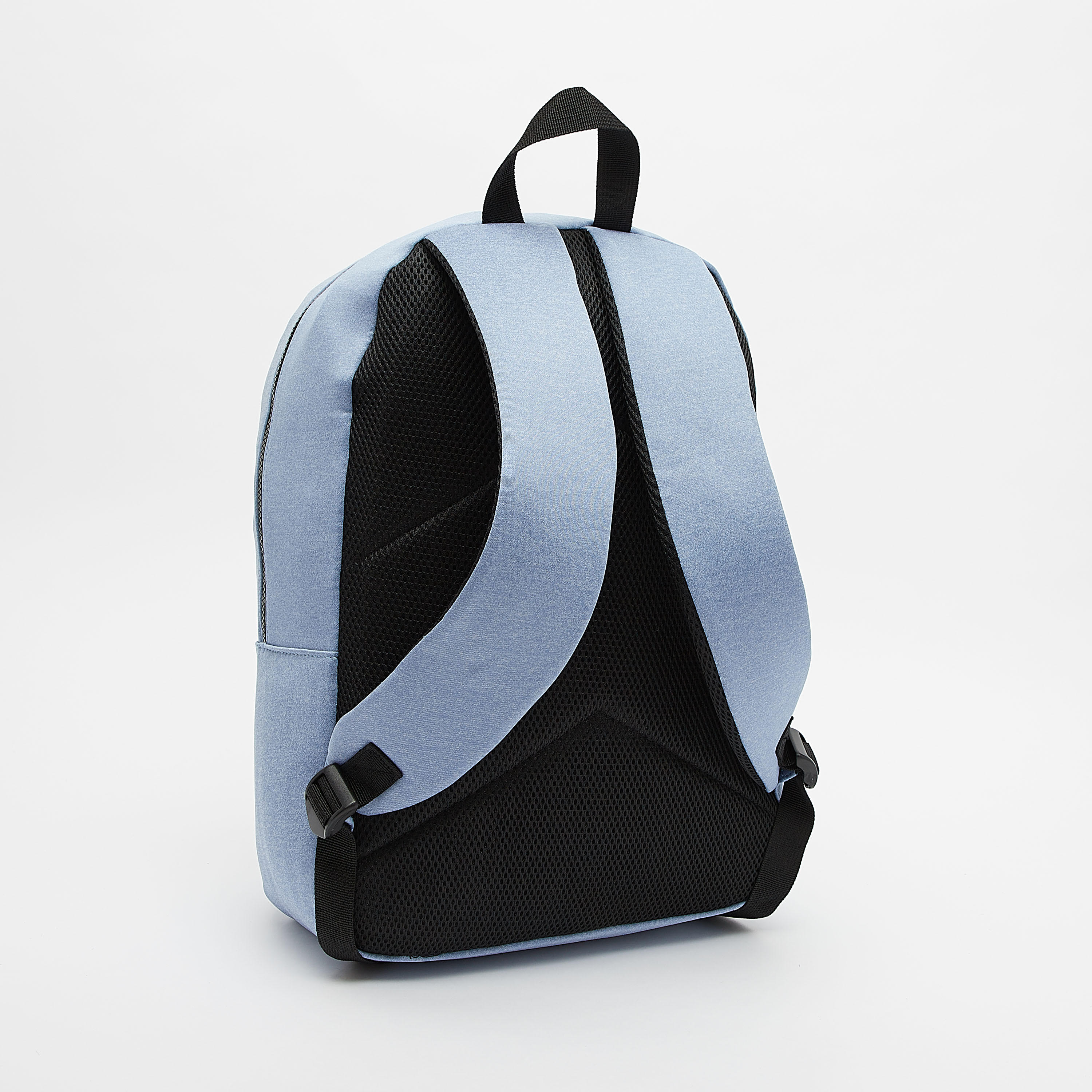 Kappa Logo Printed Backpack with Adjustable Strap and Zip Closure-men-bags-image-3
