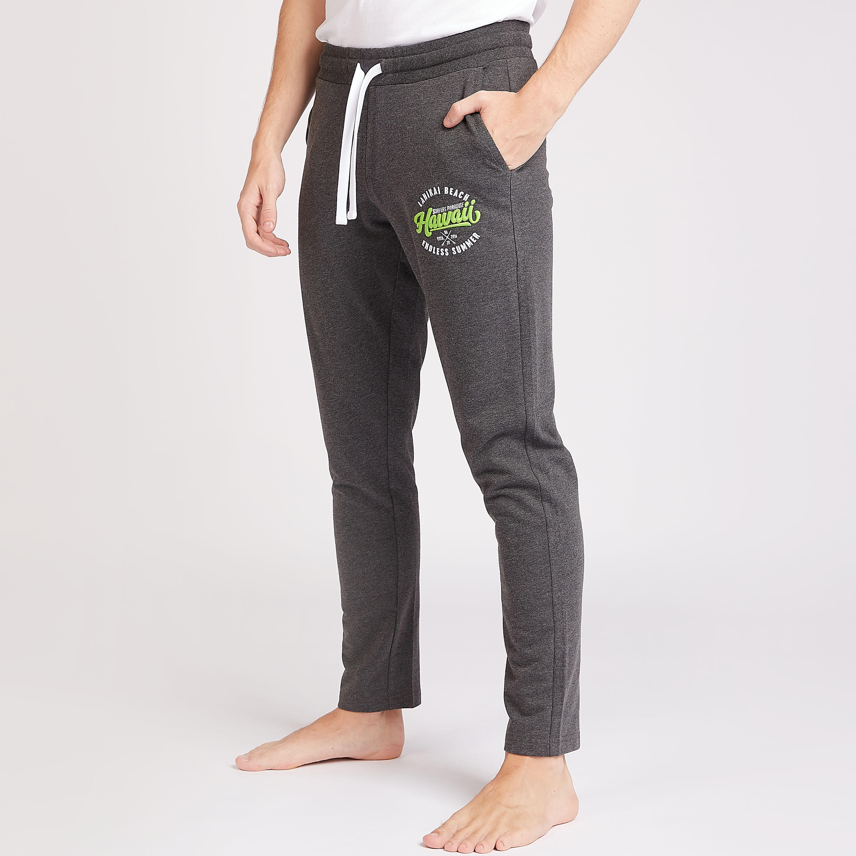Full Length Printed Pyjamas with Pockets and Drawstring Closure-men-clothing-nightwear-pyjamaandshorts-image-1