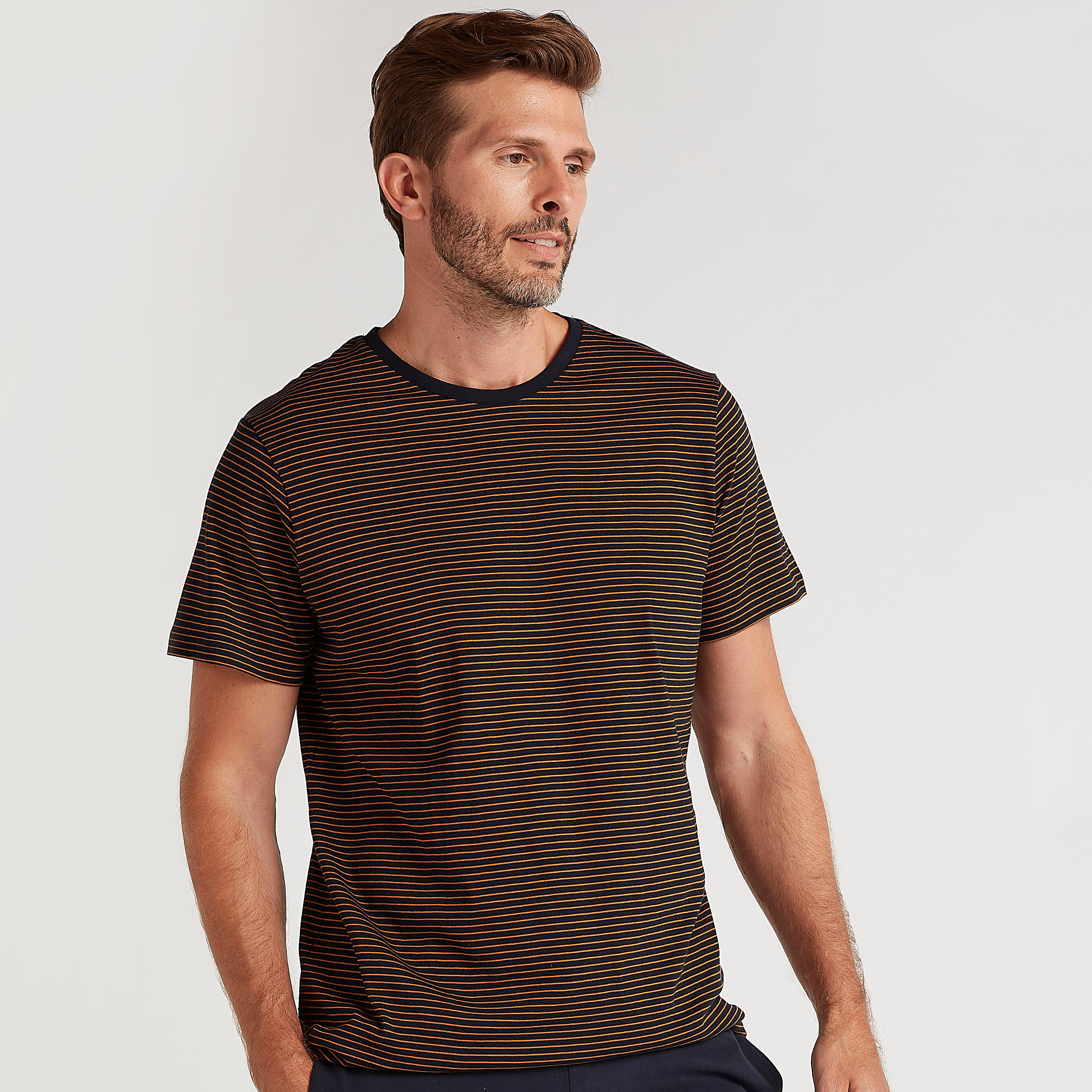 Striped Crew Neck T-shirt and Full Length Pyjama Set-men-clothing-nightwear-sets-image-3