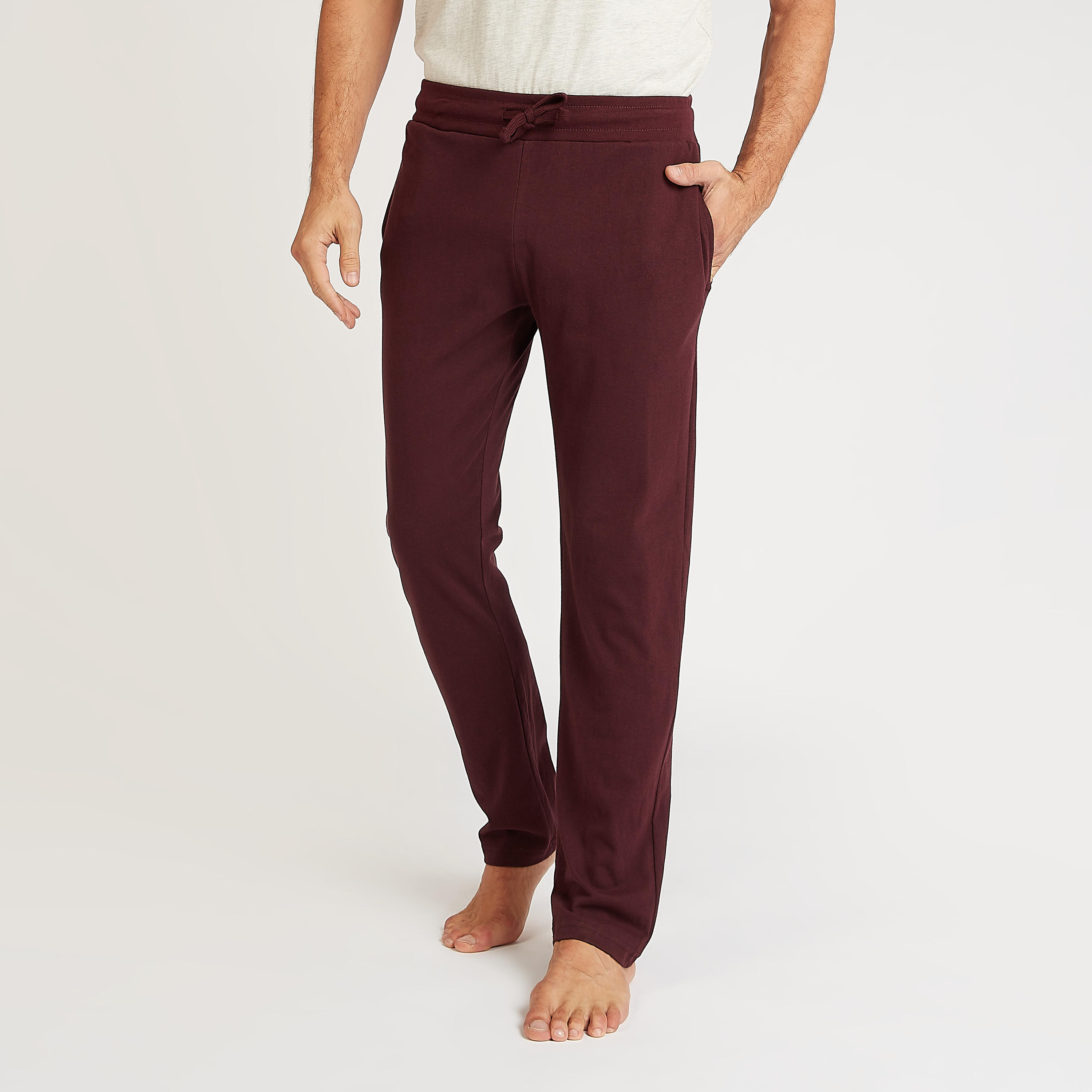 Sustainable Solid Raglan Sleeves T-shirt and Full Length Pyjama Set-men-clothing-nightwear-sets-image-4