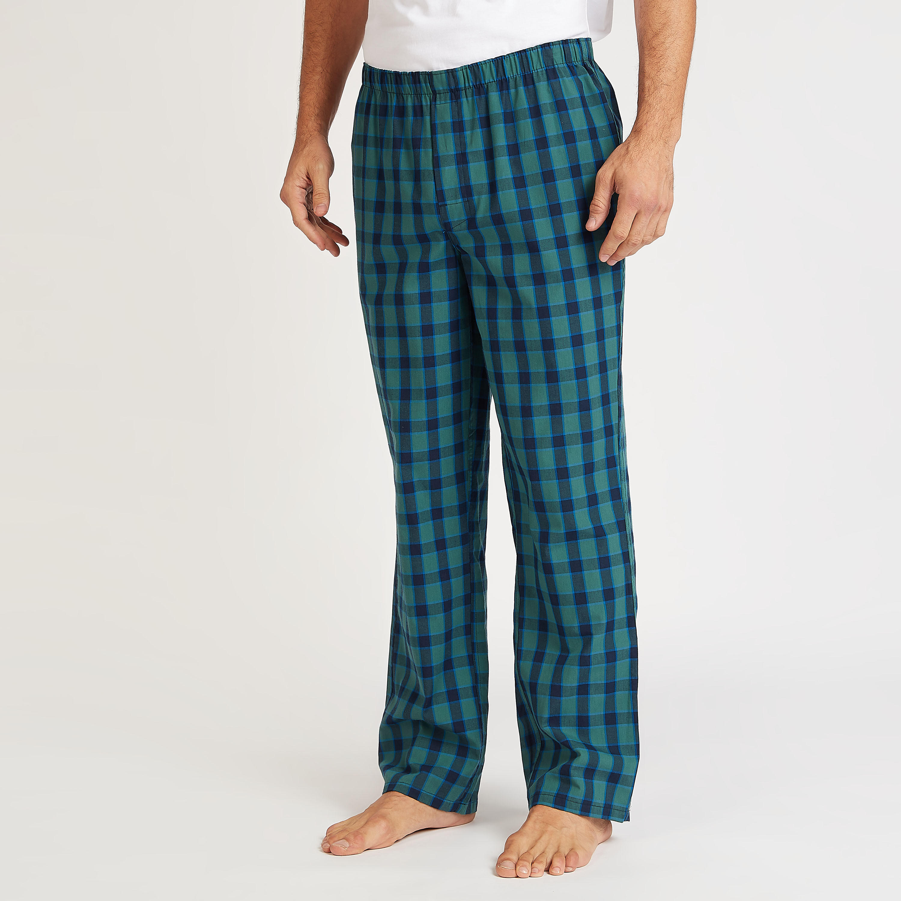 بيجاما مستدامة بطبعات وخصر مطّاطي - طقم من قطعتين-men-clothing-nightwear-pyjamaandshorts-image-3