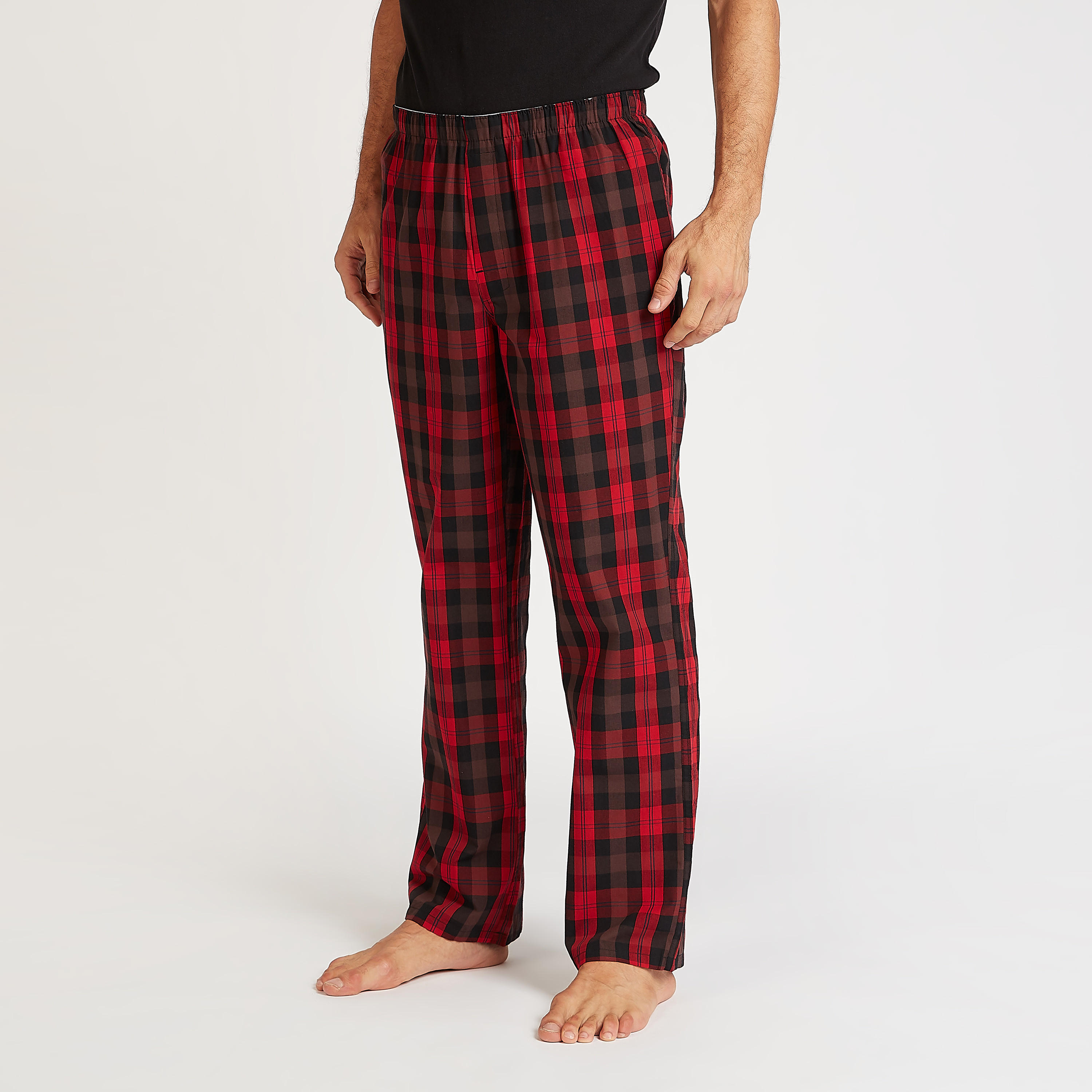 بيجاما مستدامة متنوّعة بخصر مطّاطي - طقم من قطعتين-men-clothing-nightwear-pyjamaandshorts-image-2