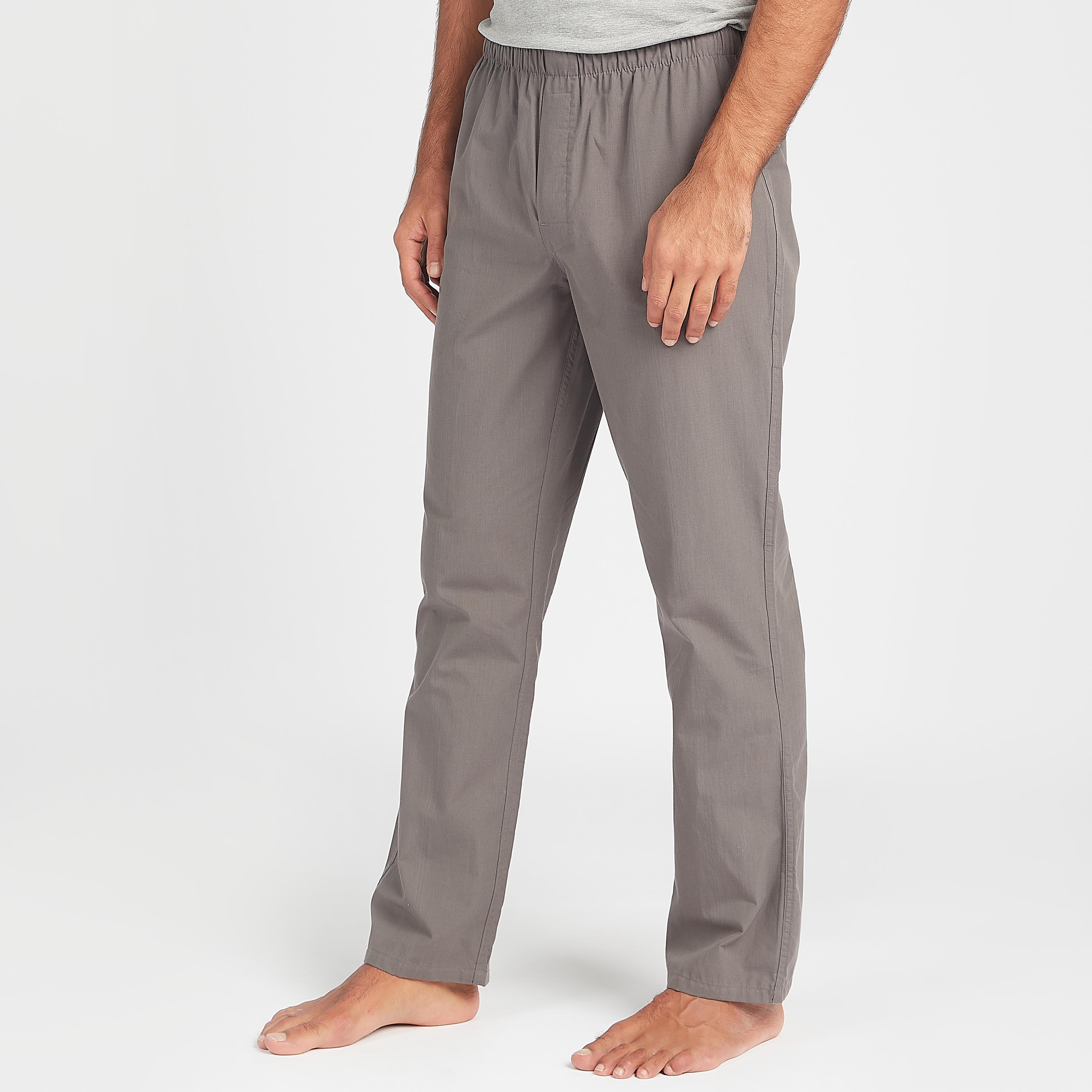 بنطلون بيجاما طويل بخصر مطاطي وطبعات - طقم من قطعتين-men-clothing-nightwear-pyjamaandshorts-image-3