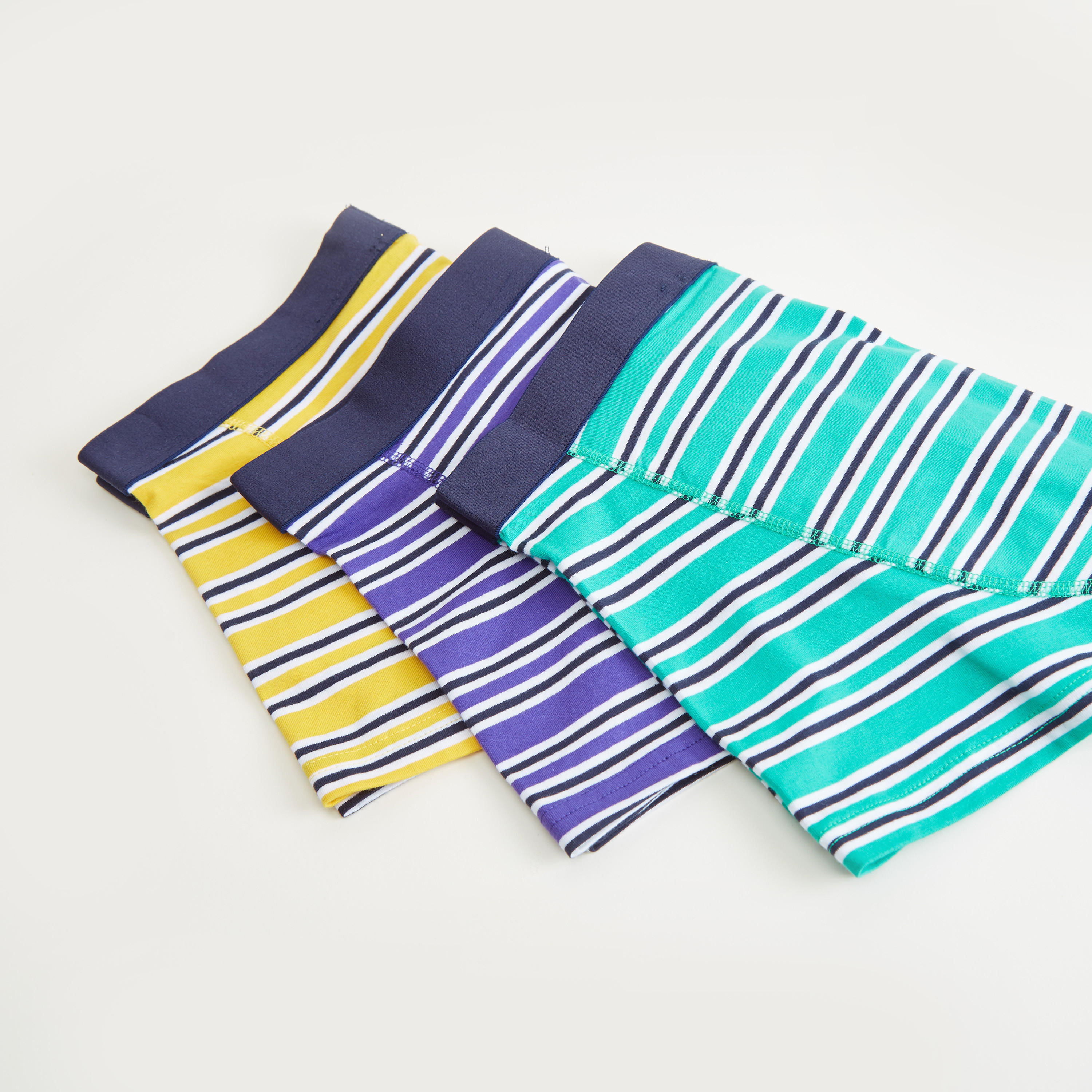 Set of 3 - Striped Trunks with Elasticised Waistband-men-clothing-innerwear-underwear-image-3
