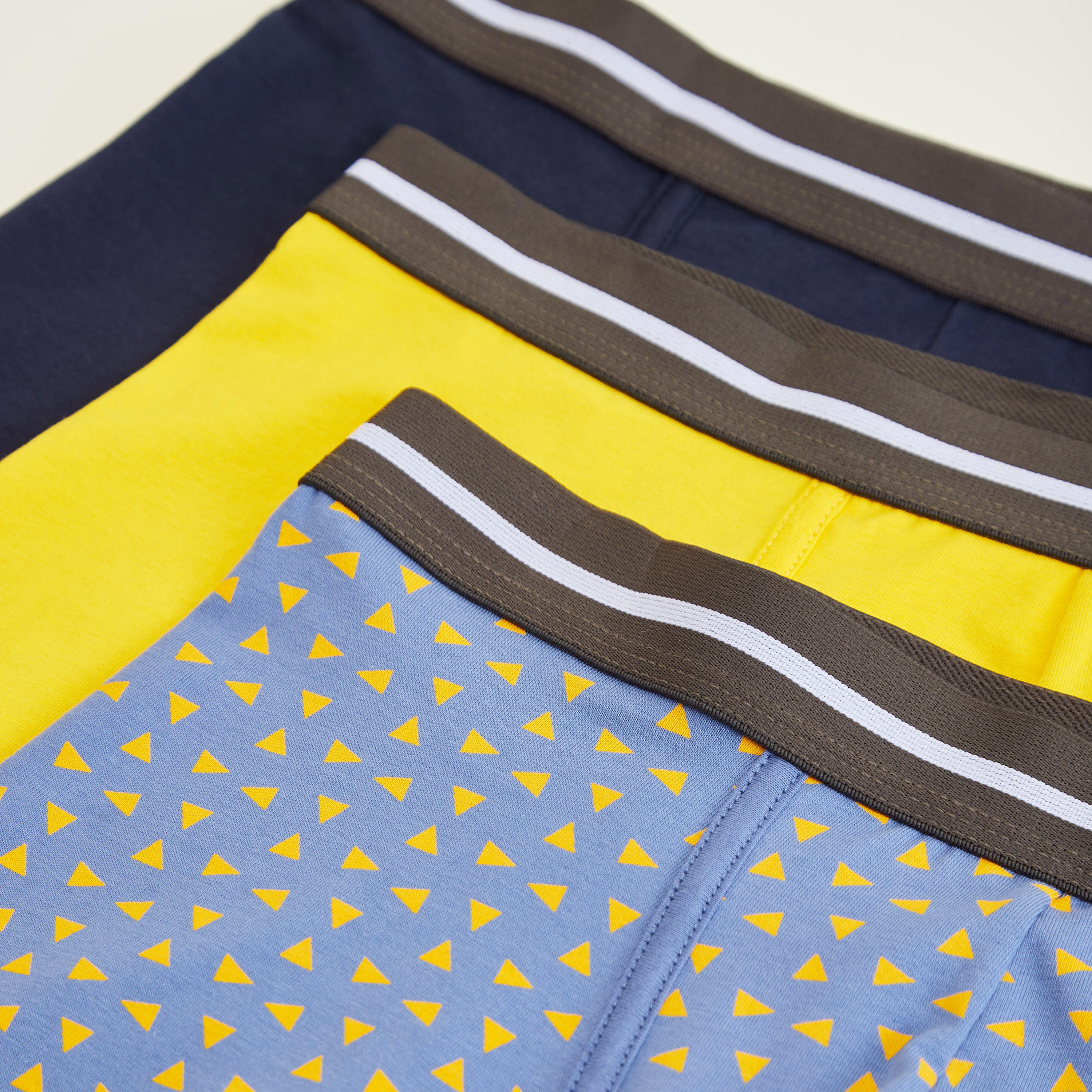 Set of 3 - Assorted Trunks with Elasticised Waistband-men-clothing-innerwear-underwear-image-2