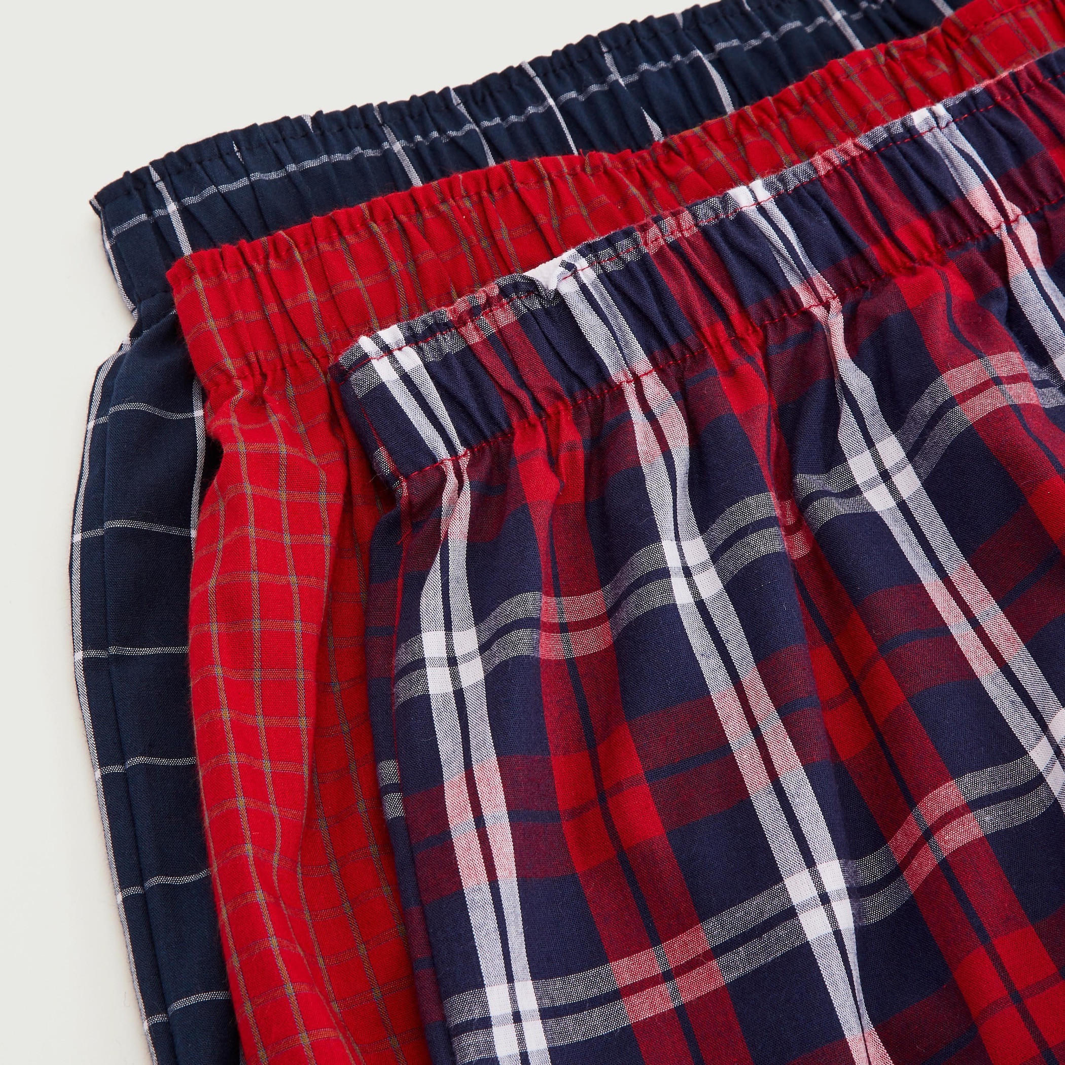 سراويل بوكسر كاروهات بخصر مطّاطي - طقم من 3 قطع-men-clothing-innerwear-underwear-image-2