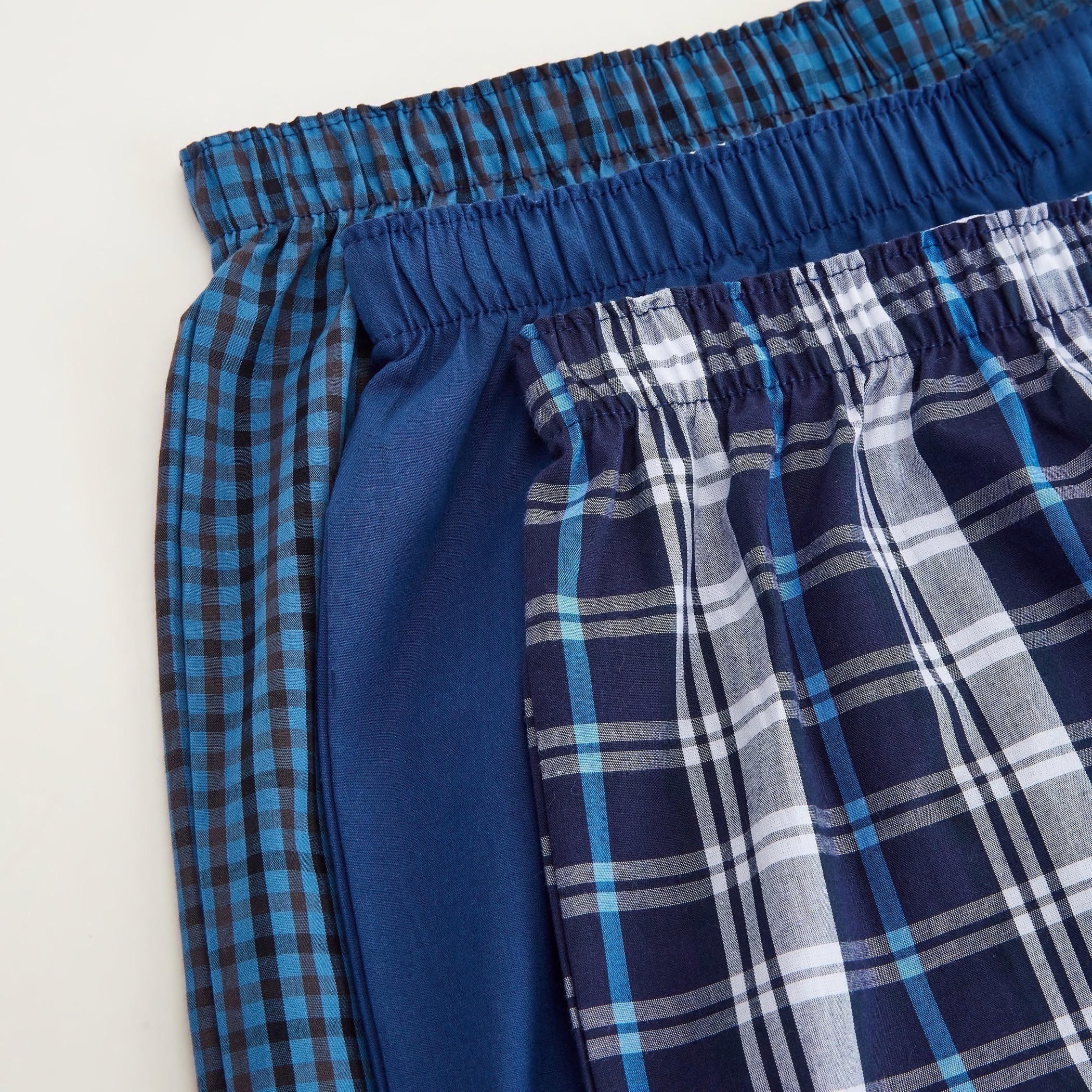 Set of 3 - Checked Boxers with Elasticated Waistband-men-clothing-innerwear-underwear-image-2