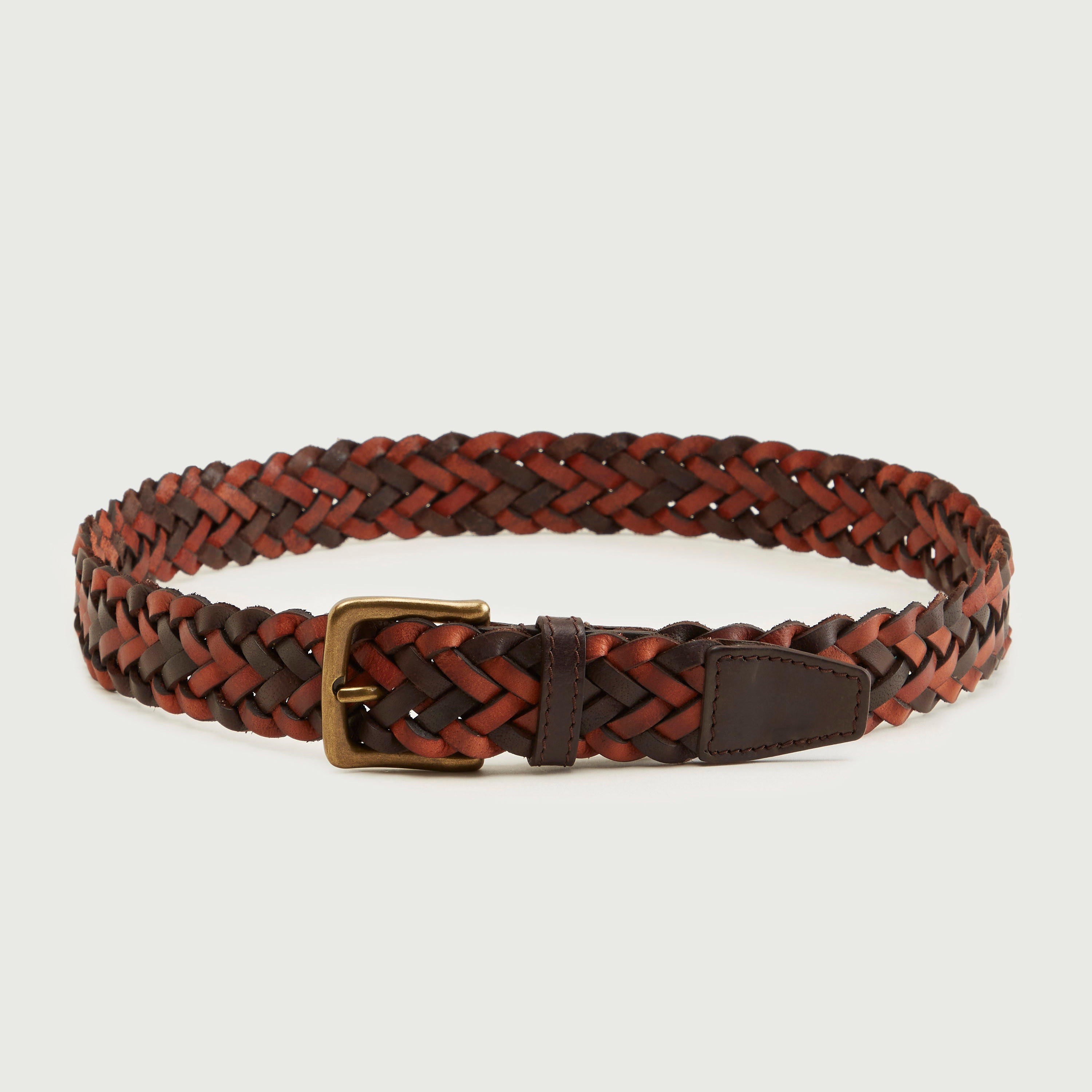 حزام مضفر بإبزيم بدبوس-men-beltsandwallets-belts-image-3