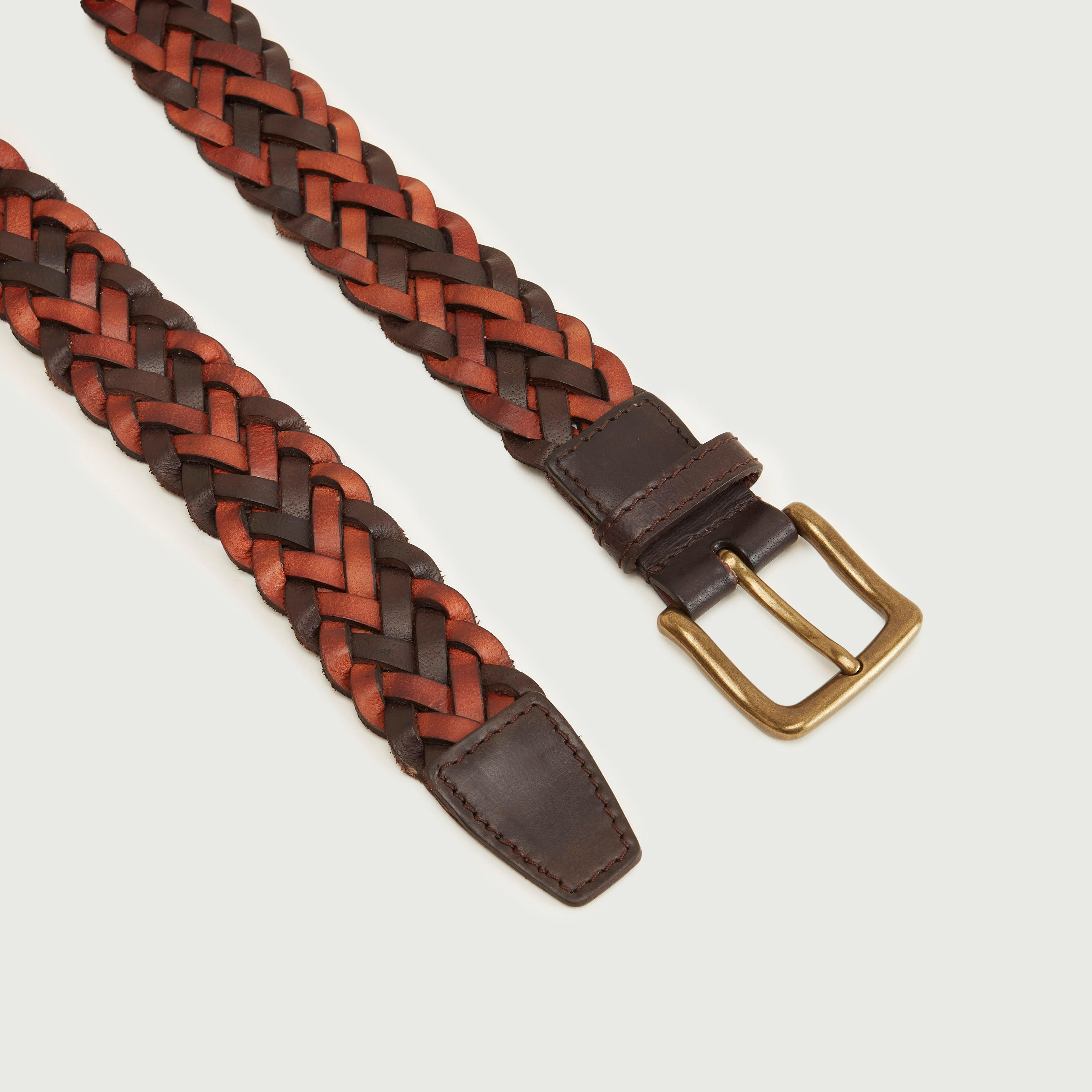 حزام مضفر بإبزيم بدبوس-men-beltsandwallets-belts-image-2