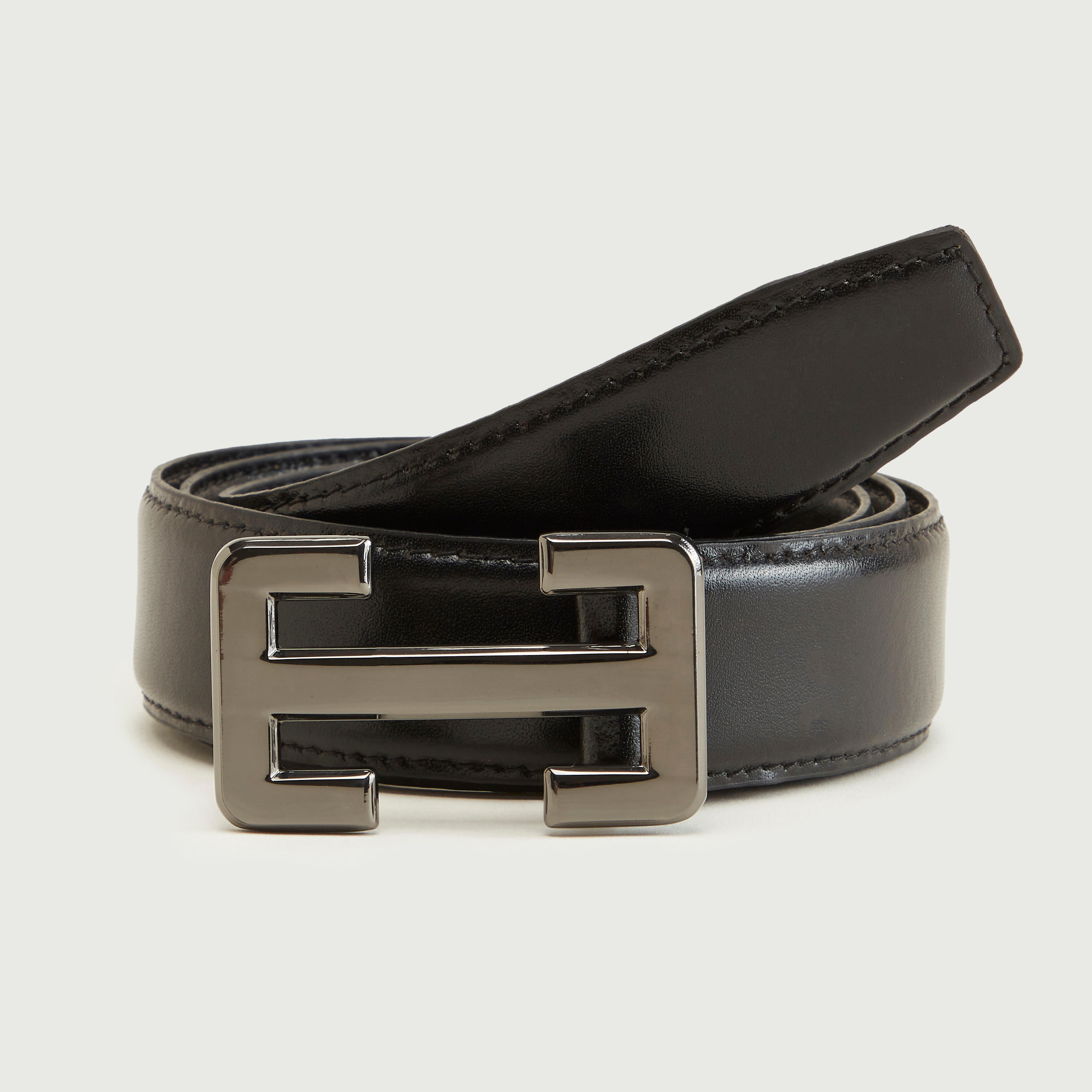 Solid Belt with Plate Buckle-men-beltsandwallets-belts-image-1