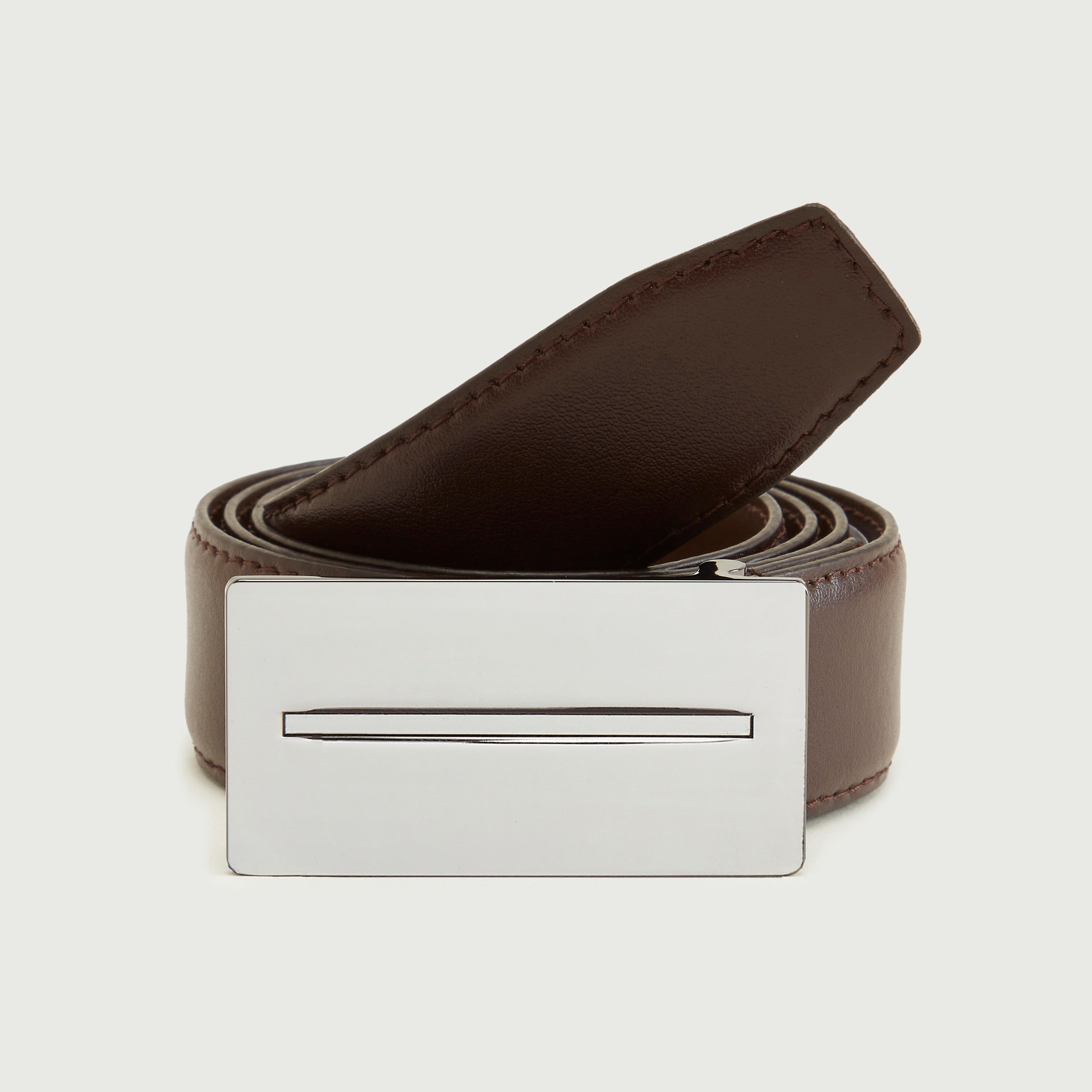 Solid Belt with Plate Buckle-men-beltsandwallets-belts-image-1