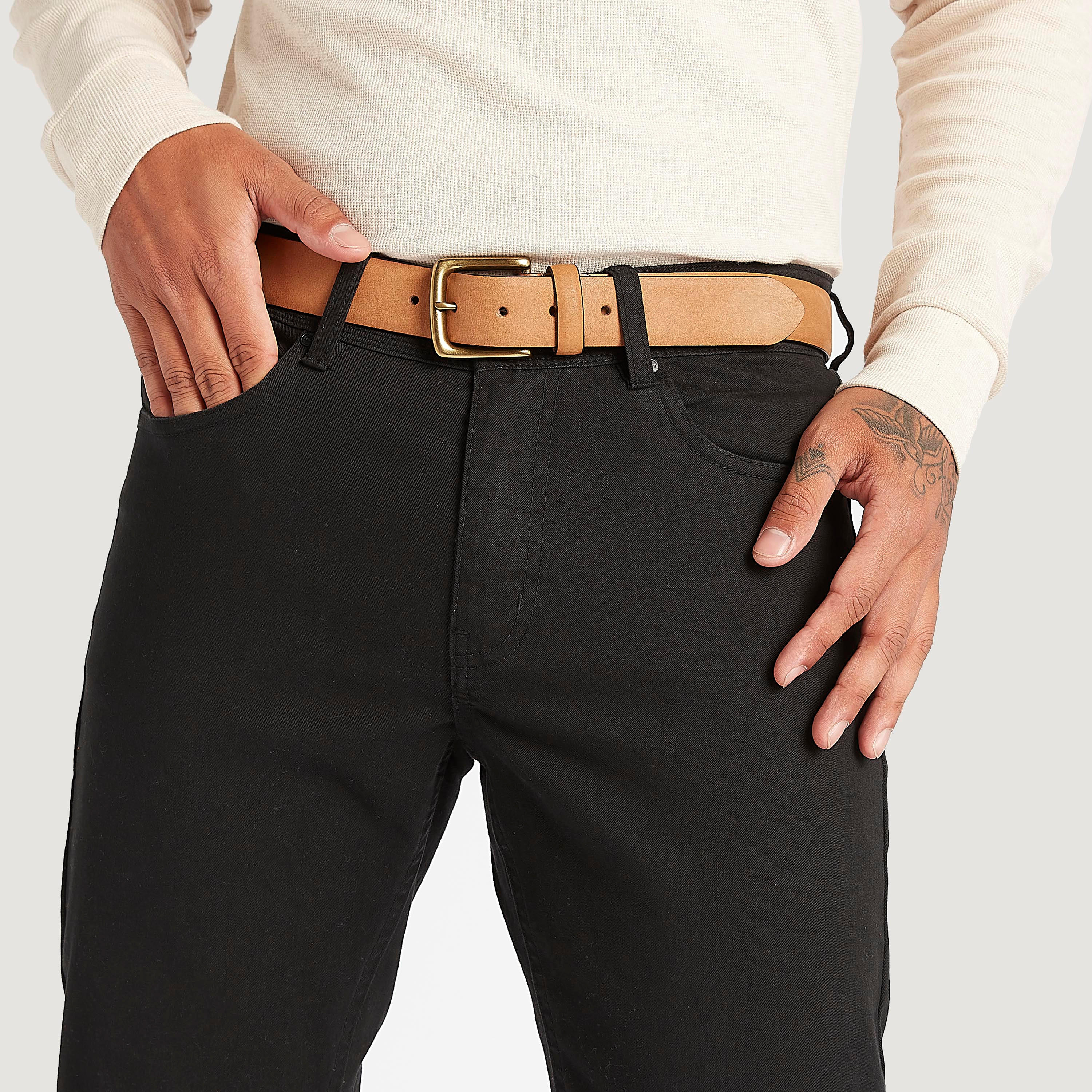 حزام سادة بإبزيم بدبوس-men-beltsandwallets-belts-image-4